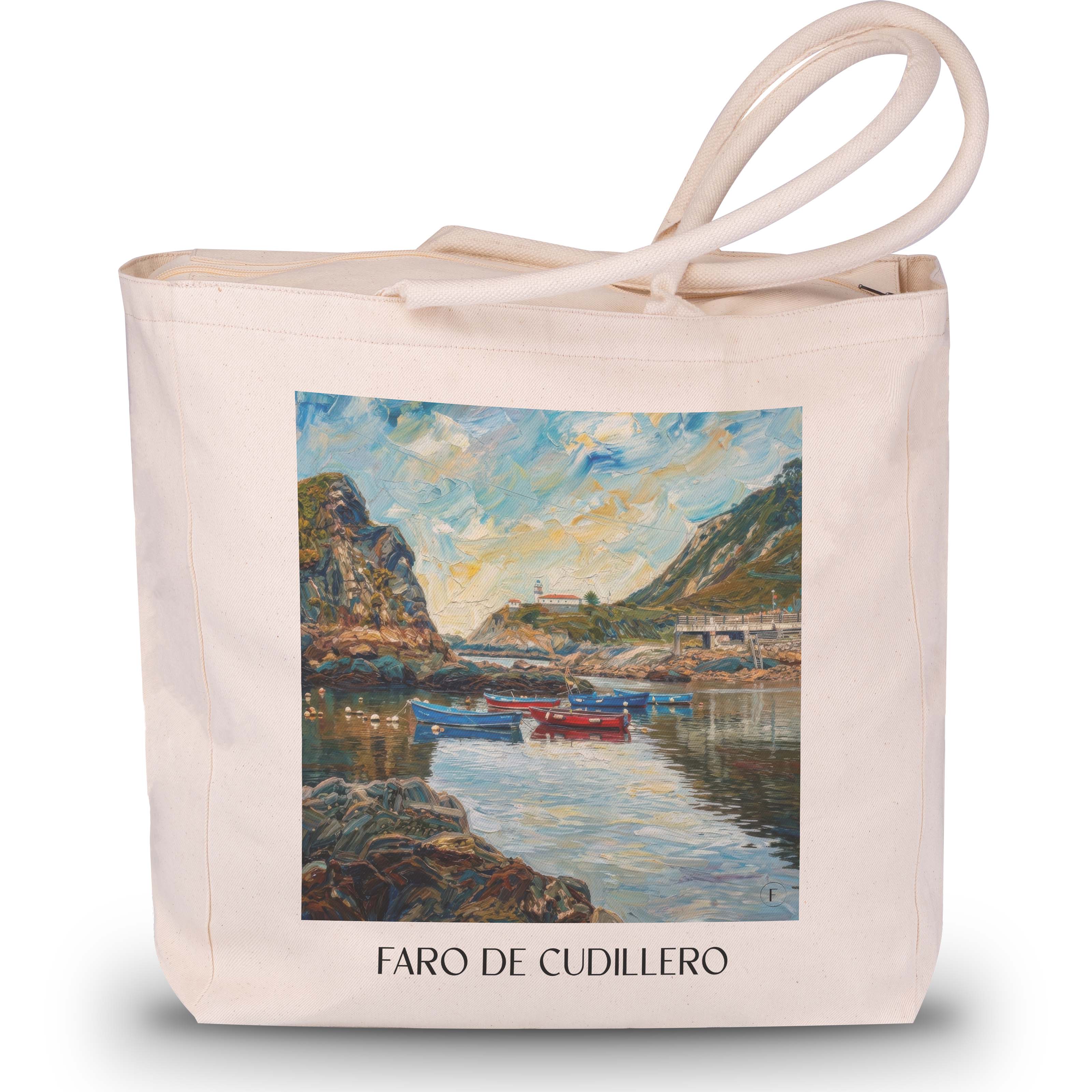faro-de-cudillero-spanien-spanien-einkaufstasche-oil-painting-oelgemaelde
