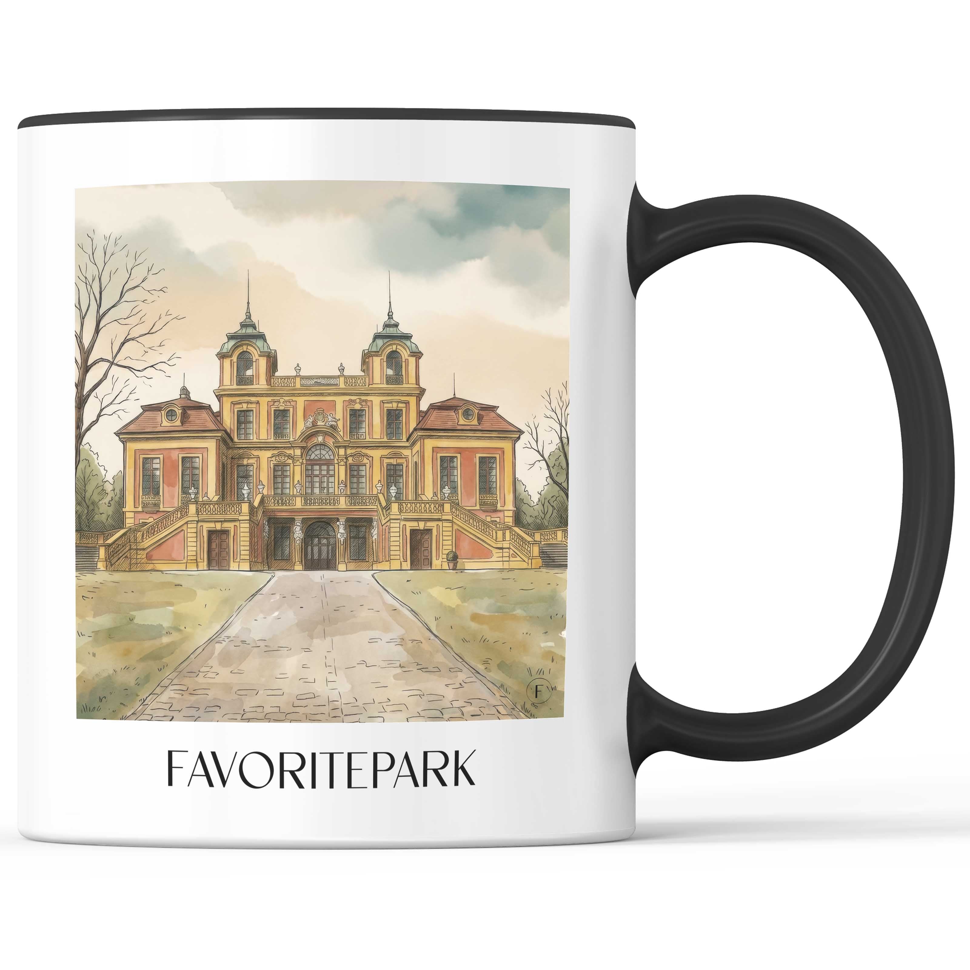 favoritepark-ludwigsburg-deutschland-kaffeebecher-aquarell