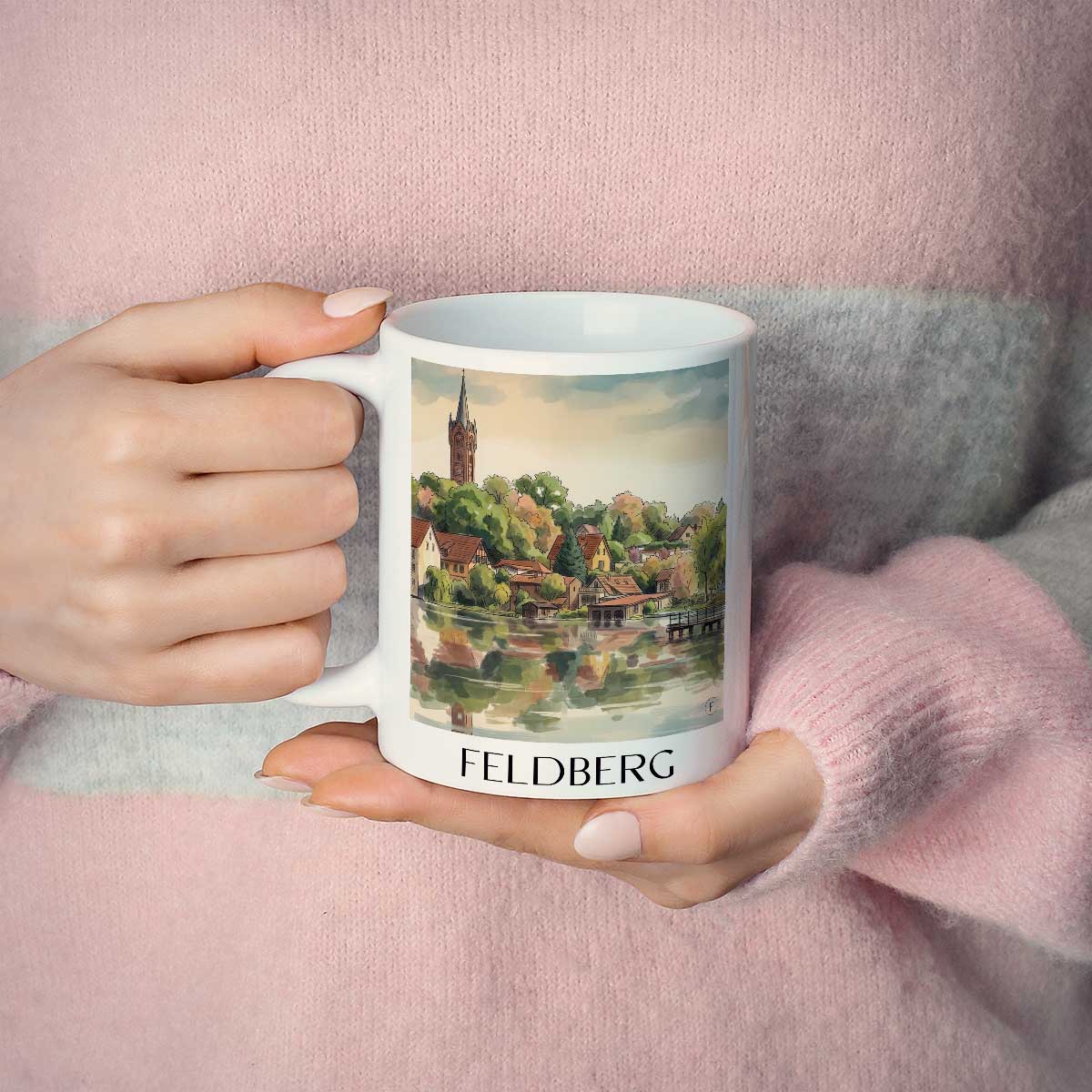 feldberg-mecklenburgische-seenplatte-deutschland-kaffeebecher-aquarell
