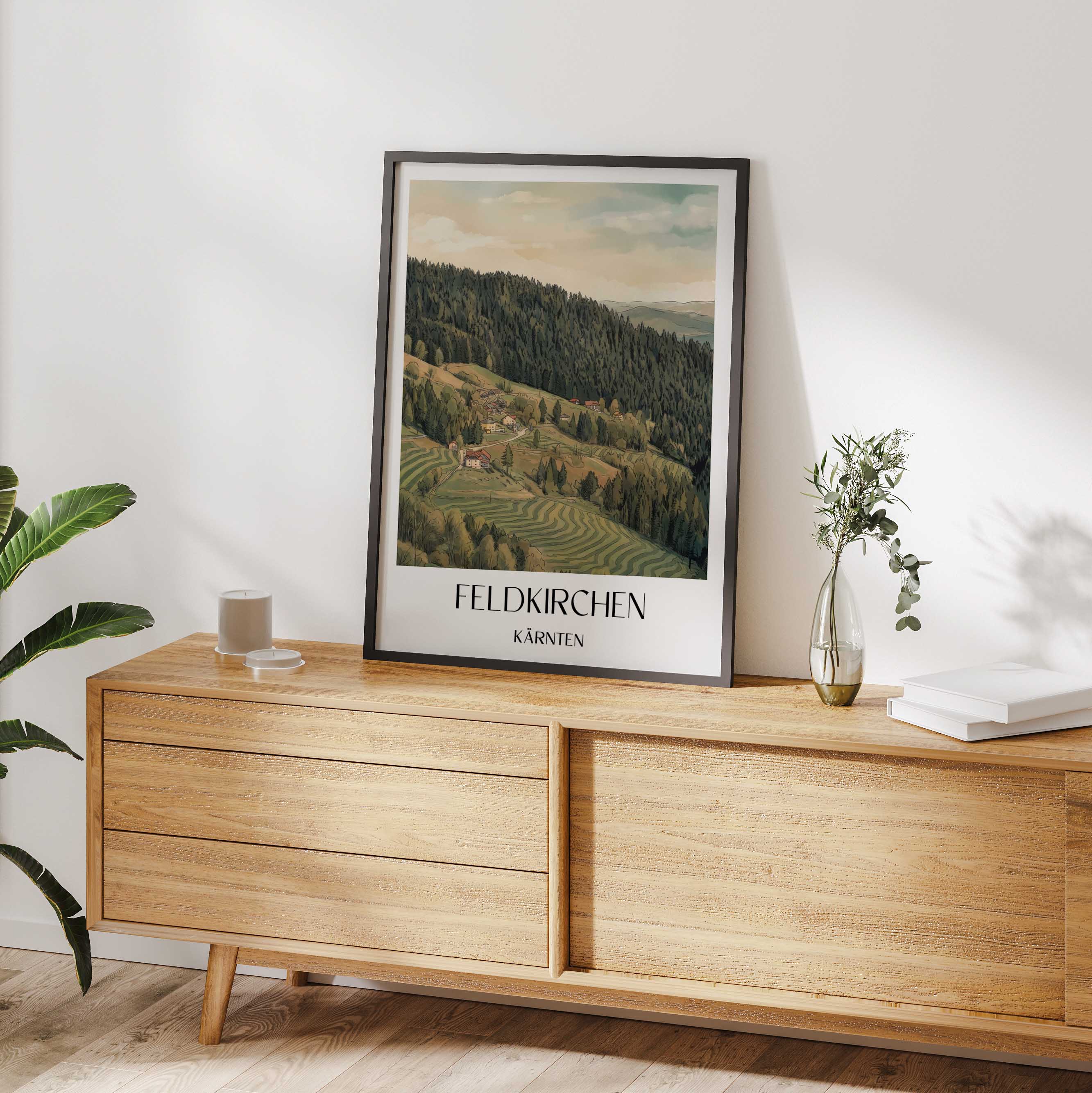 feldkirchen-kärnten-österreich-poster-aquarell