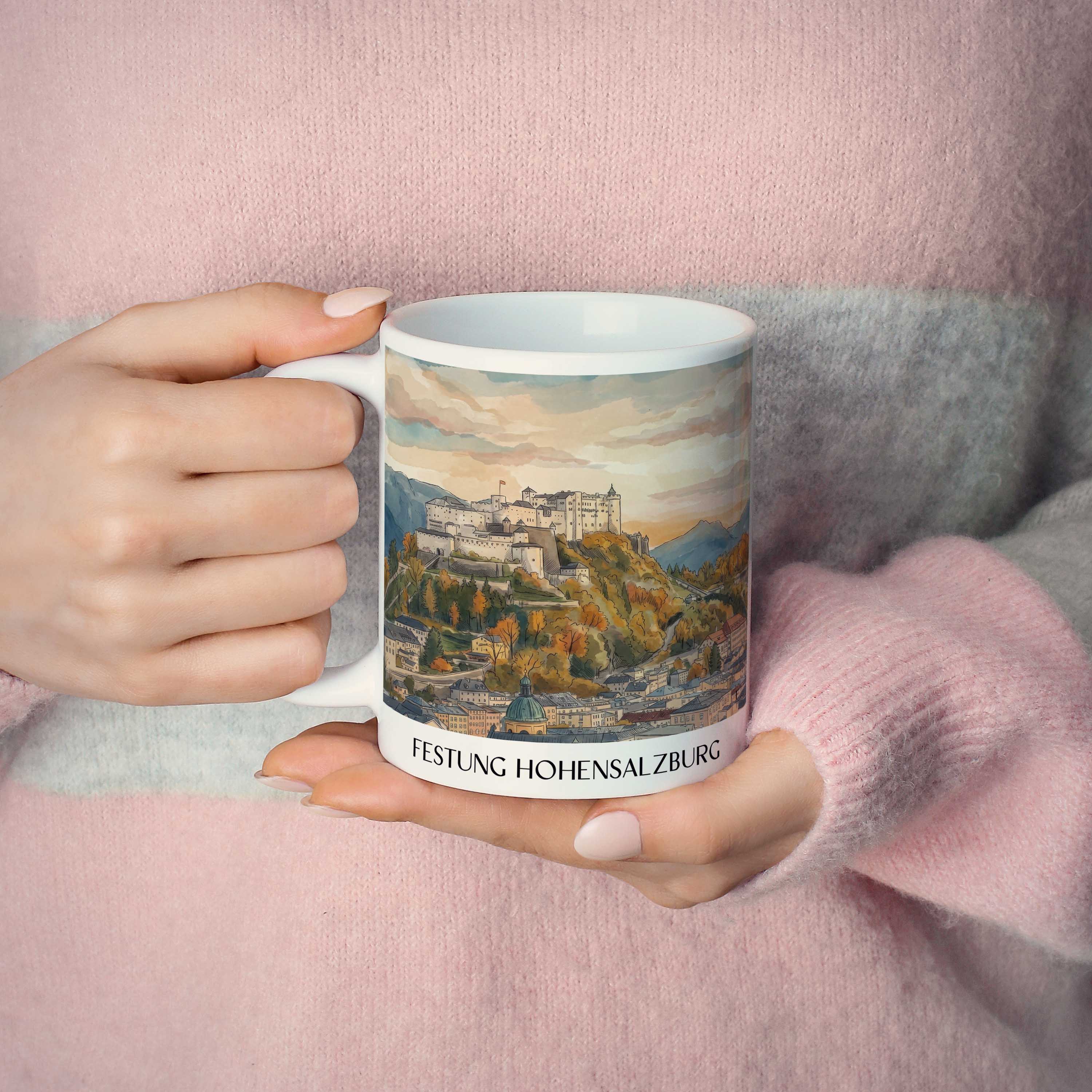 festung-hohensalzburg-österreich-österreich-kaffeebecher-aquarell