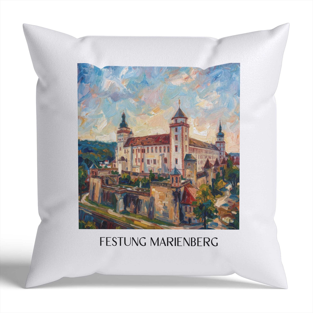 festung-marienberg-würzburg-deutschland-kissenbezug-oil-painting-oelgemaelde