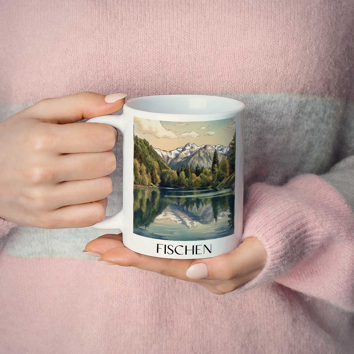 fischen--oberallgäu-deutschland-kaffeebecher-aquarell