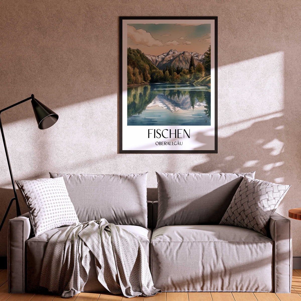 fischen--oberallgäu-deutschland-poster-aquarell
