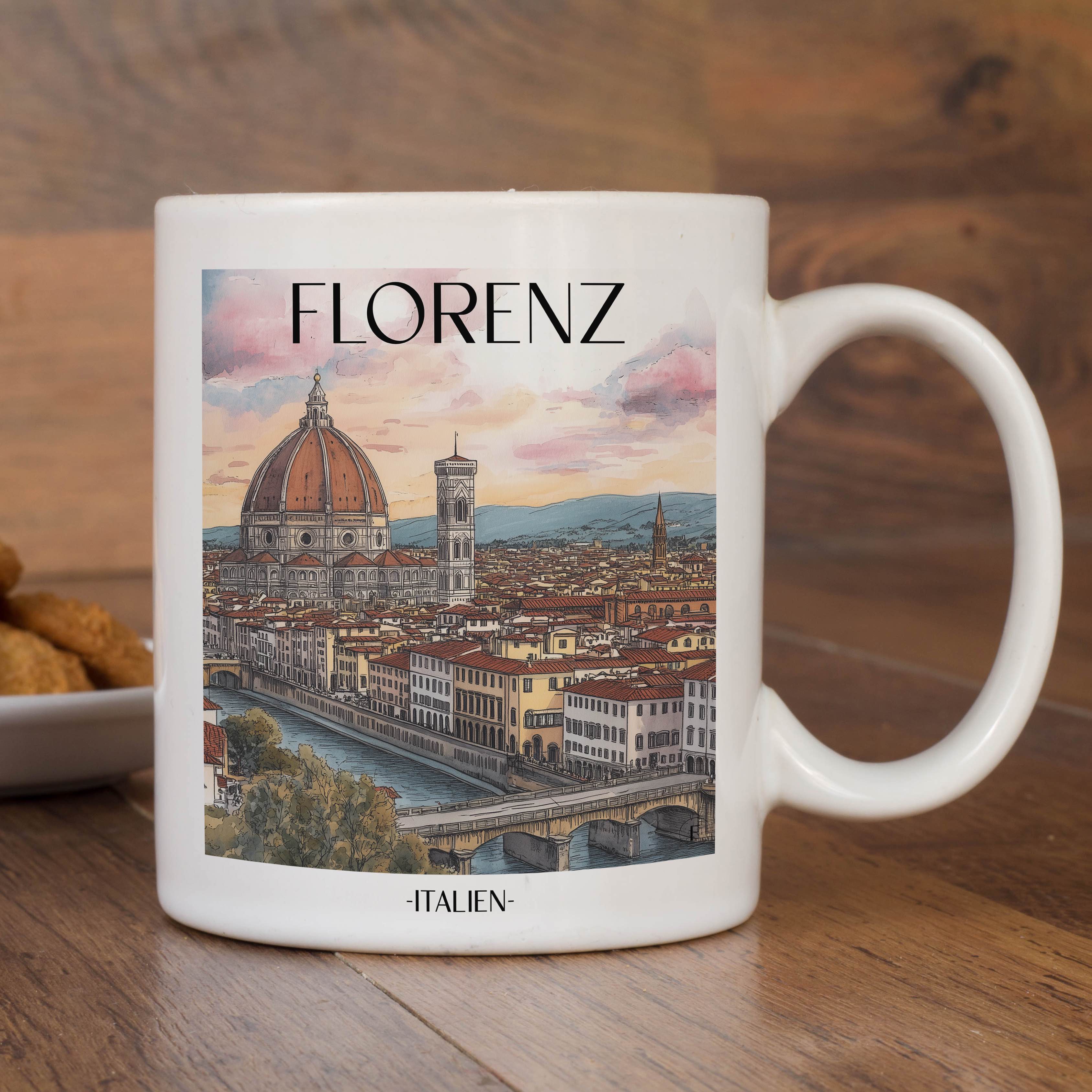 florenz-italien-einkaufstasche-aquarell