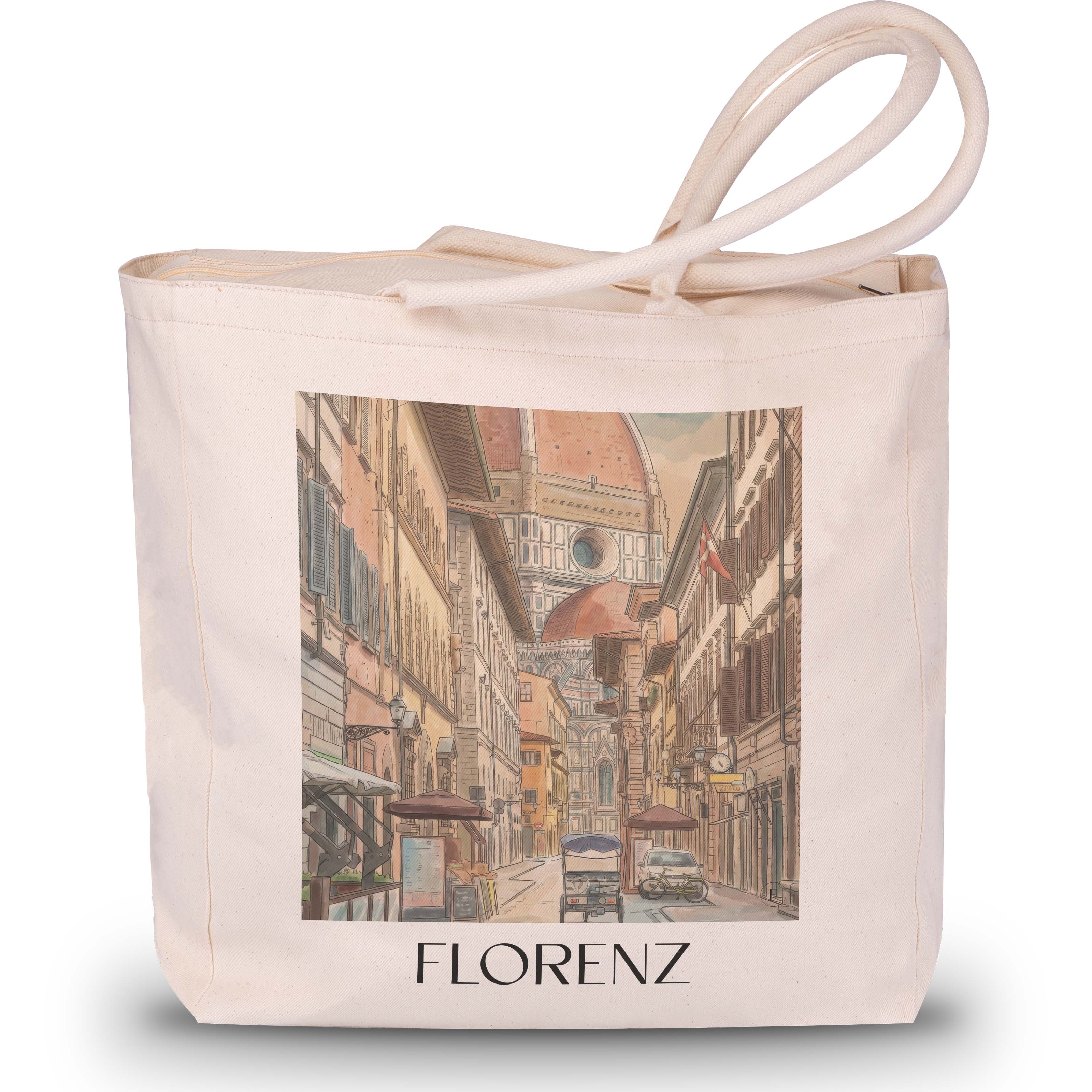 florenz-italien-einkaufstasche-aquarell