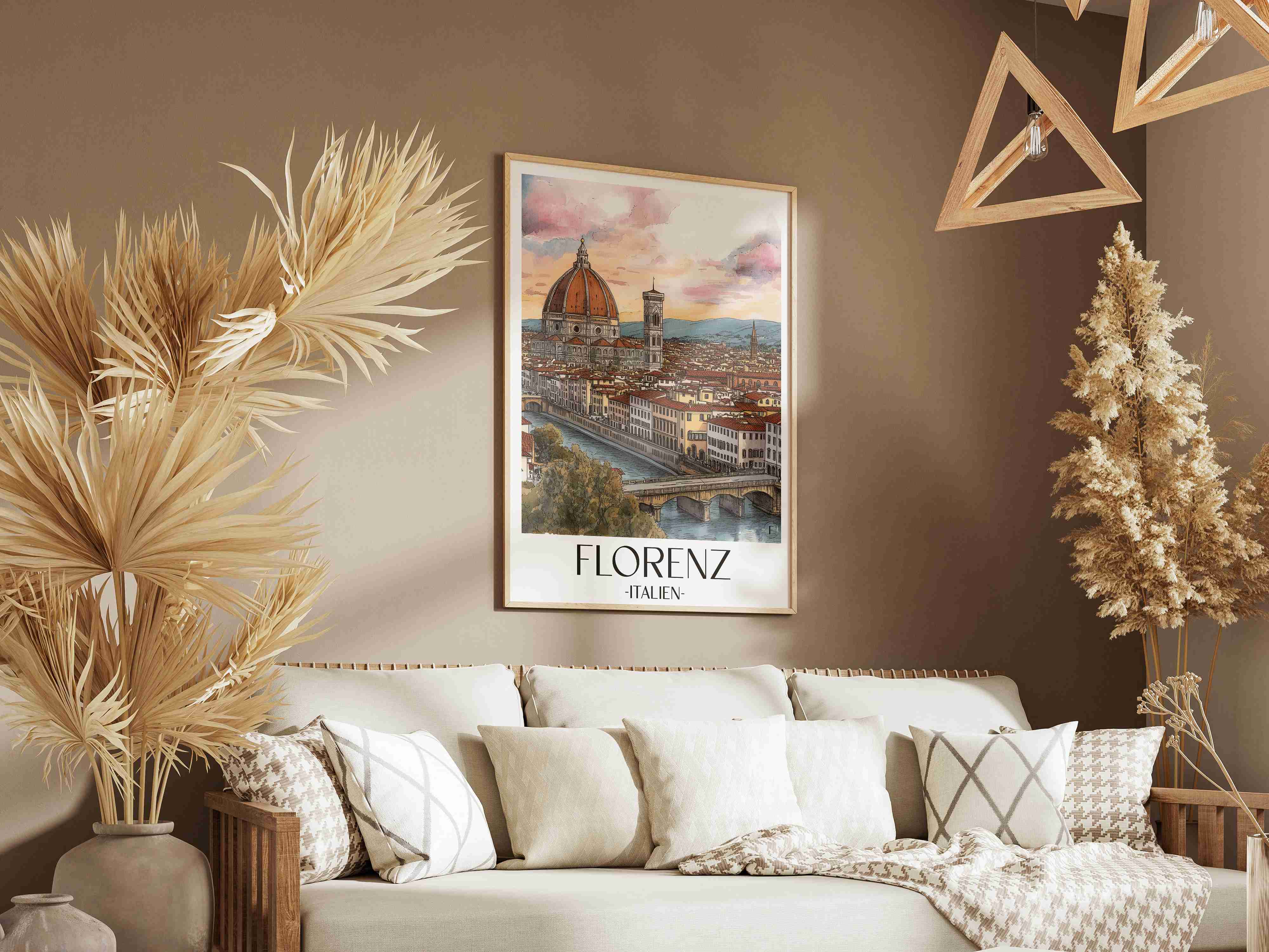 florenz-italien-poster-aquarell