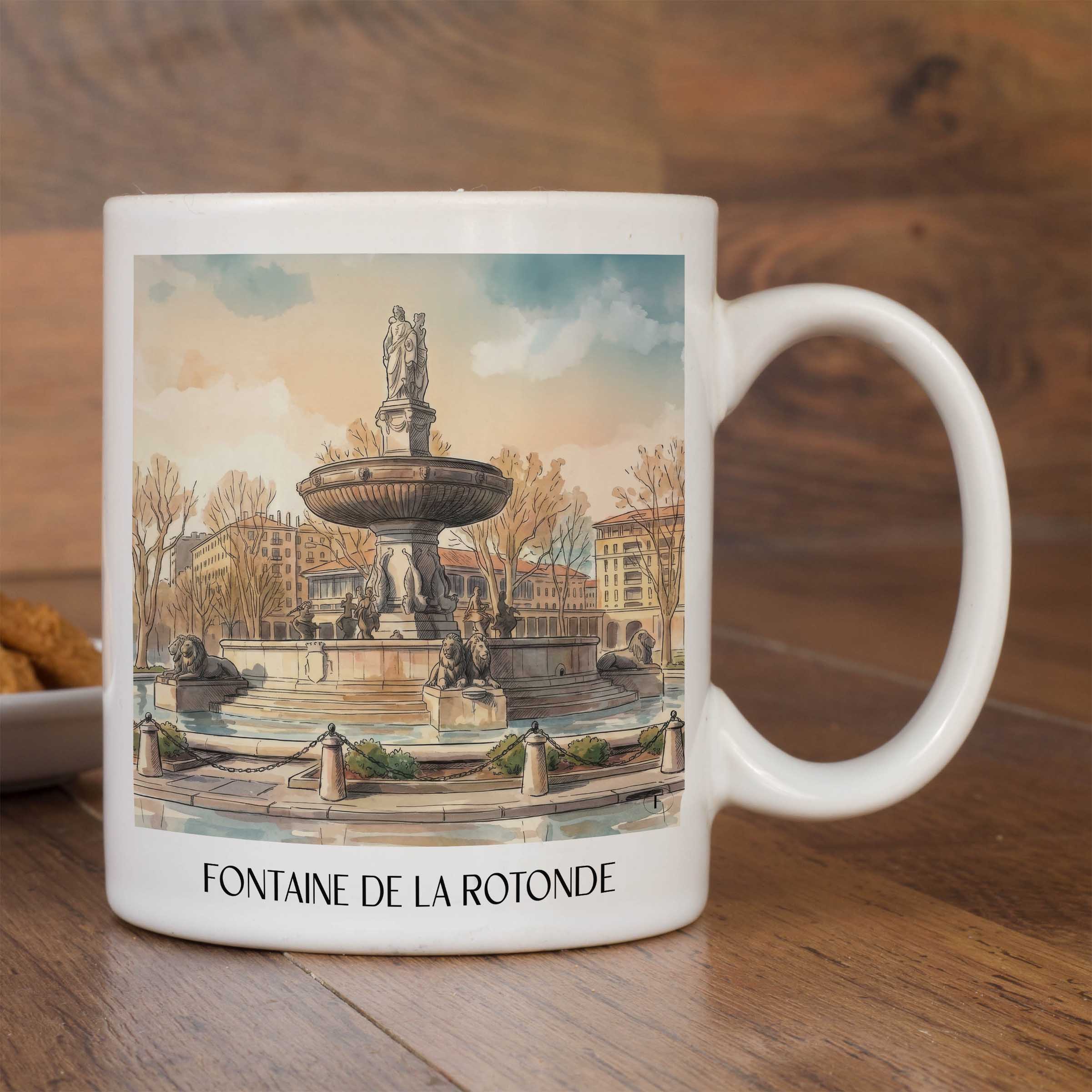 fontaine-de-la-rotonde-aix-en-provence-frankreich-kaffeebecher-aquarell