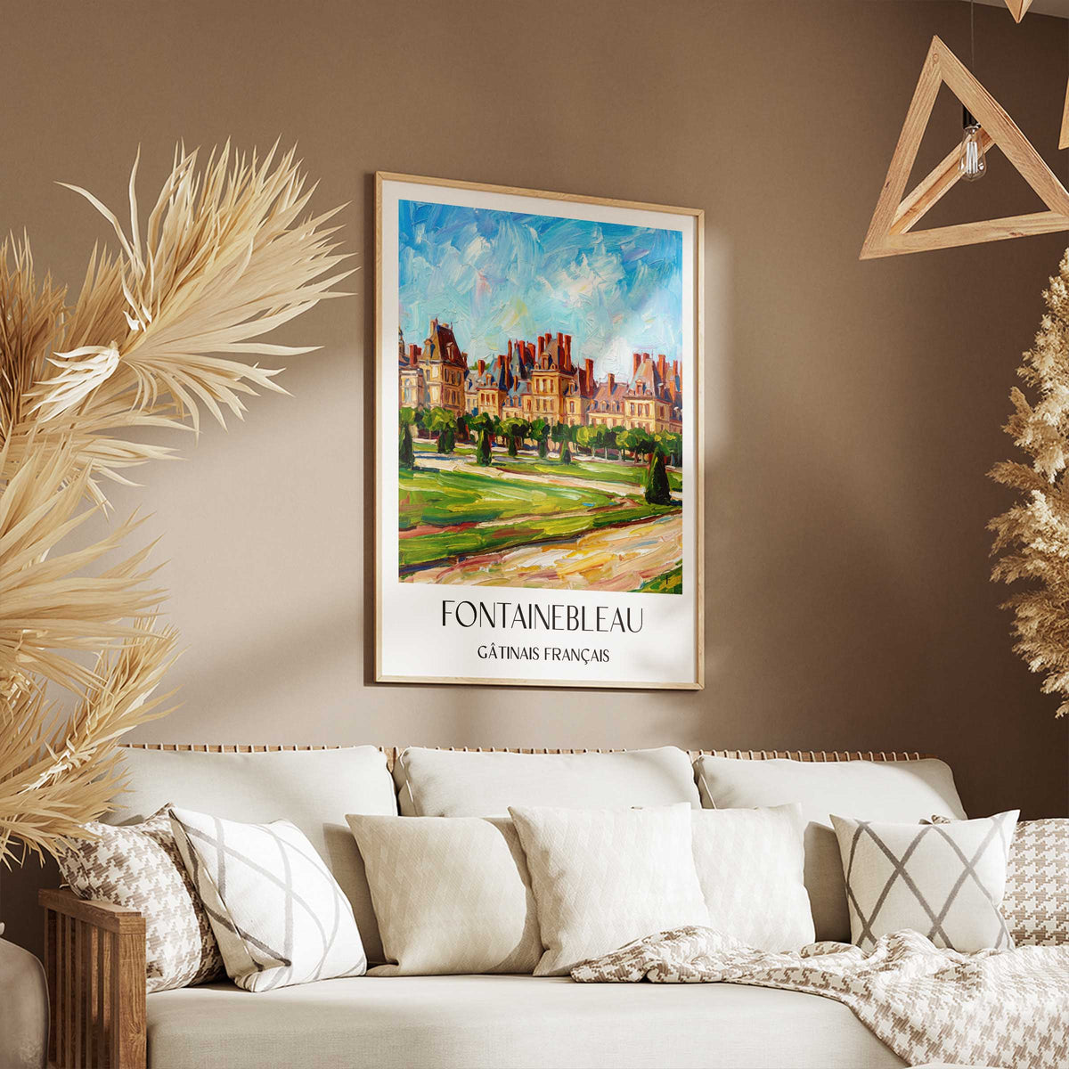fontainebleau-gâtinais-français-frankreich-poster-oil-painting-oelgemaelde