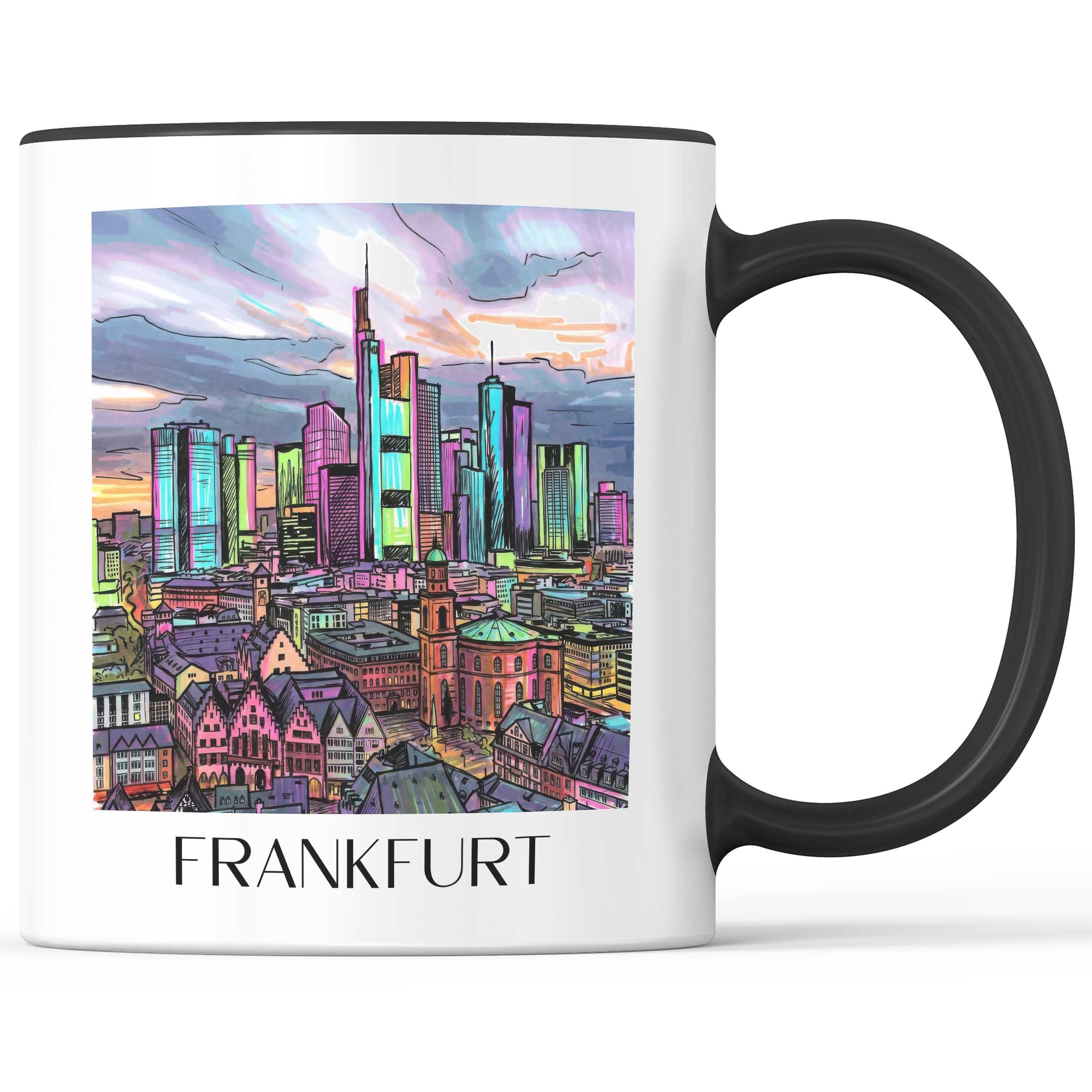 Frankfurt - Deutschland Becher - Kaffeetasse im Tag Graffiti Stil