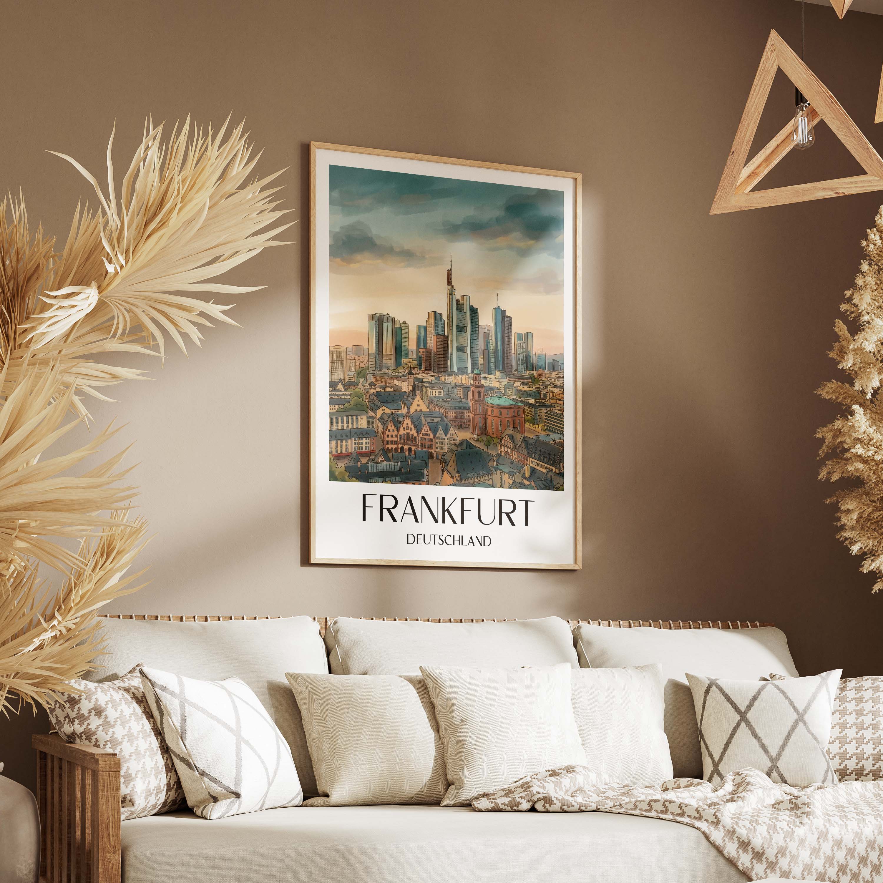 frankfurt-deutschland-poster-aquarell