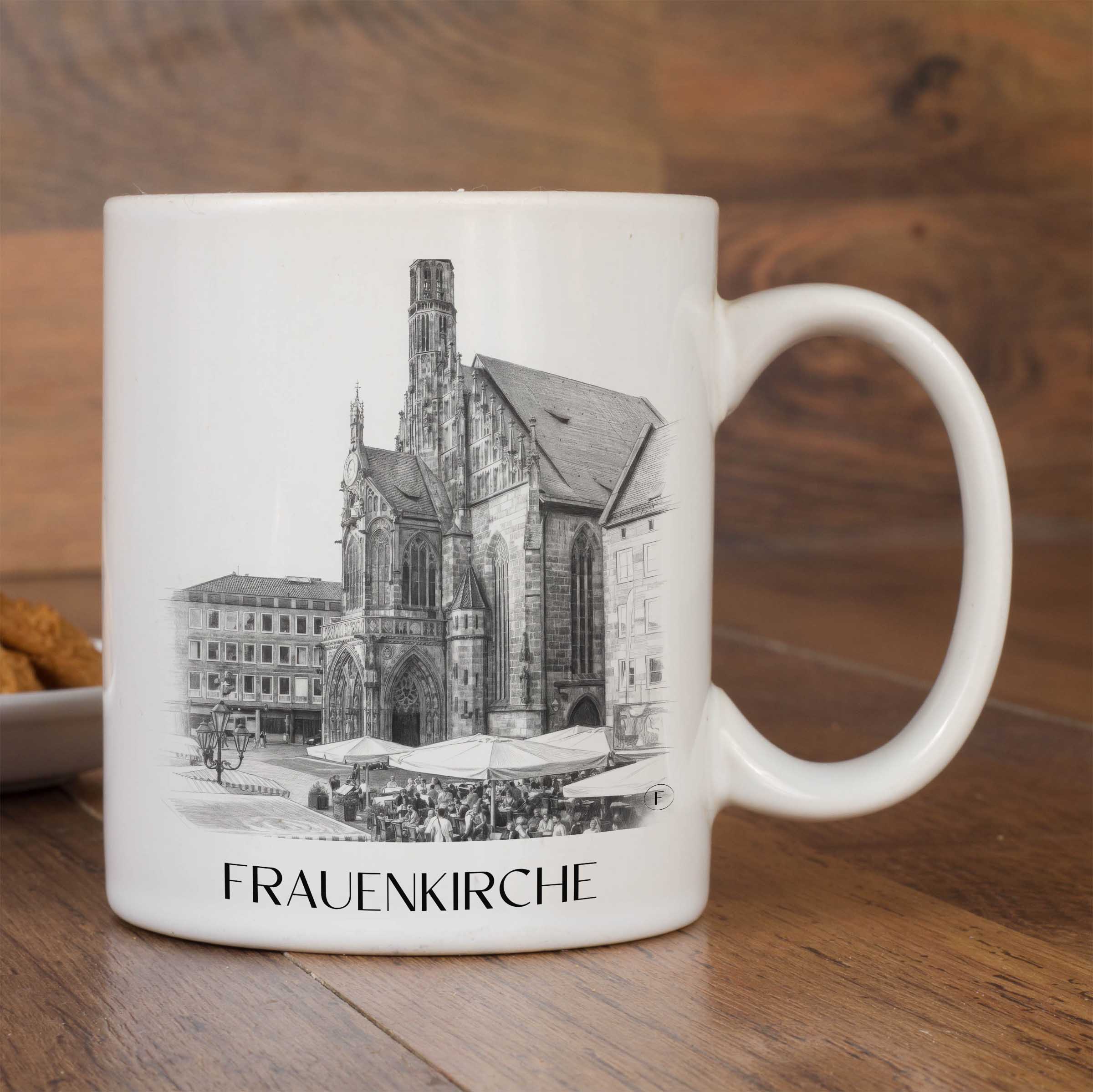 frauenkirche-nürnberg-deutschland-kaffeebecher-bleistift-zeichnung-drawing
