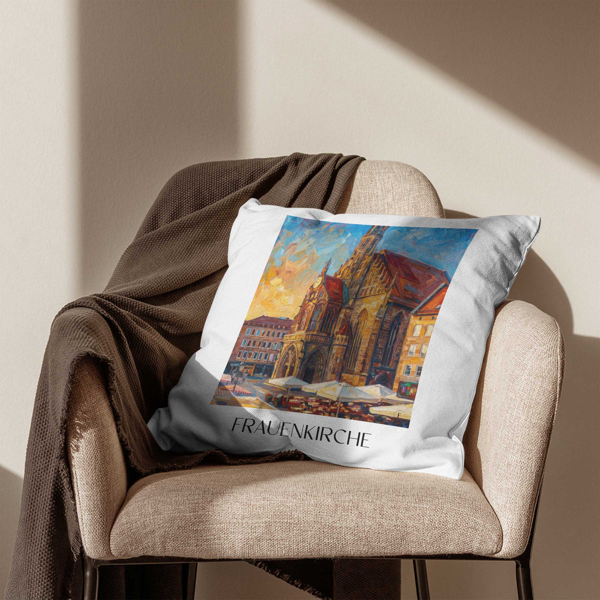 frauenkirche-nürnberg-deutschland-kissenbezug-oil-painting-oelgemaelde