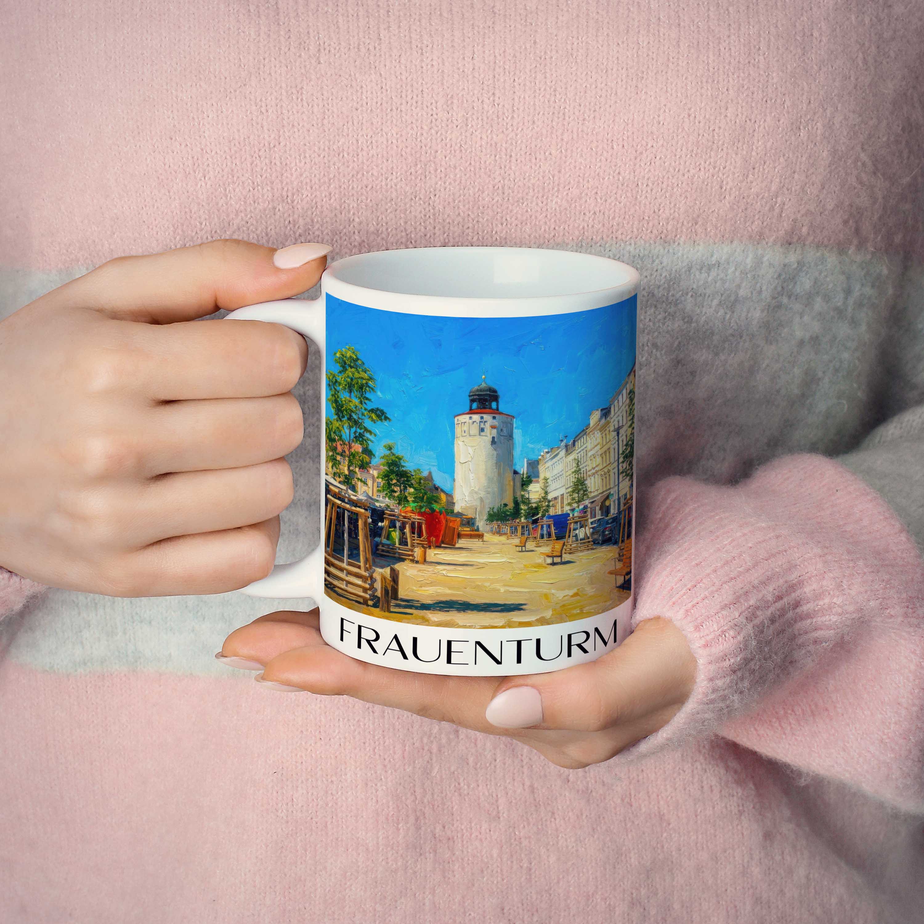 frauenturm-görlitz-deutschland-kaffeebecher-oil-painting-oelgemaelde