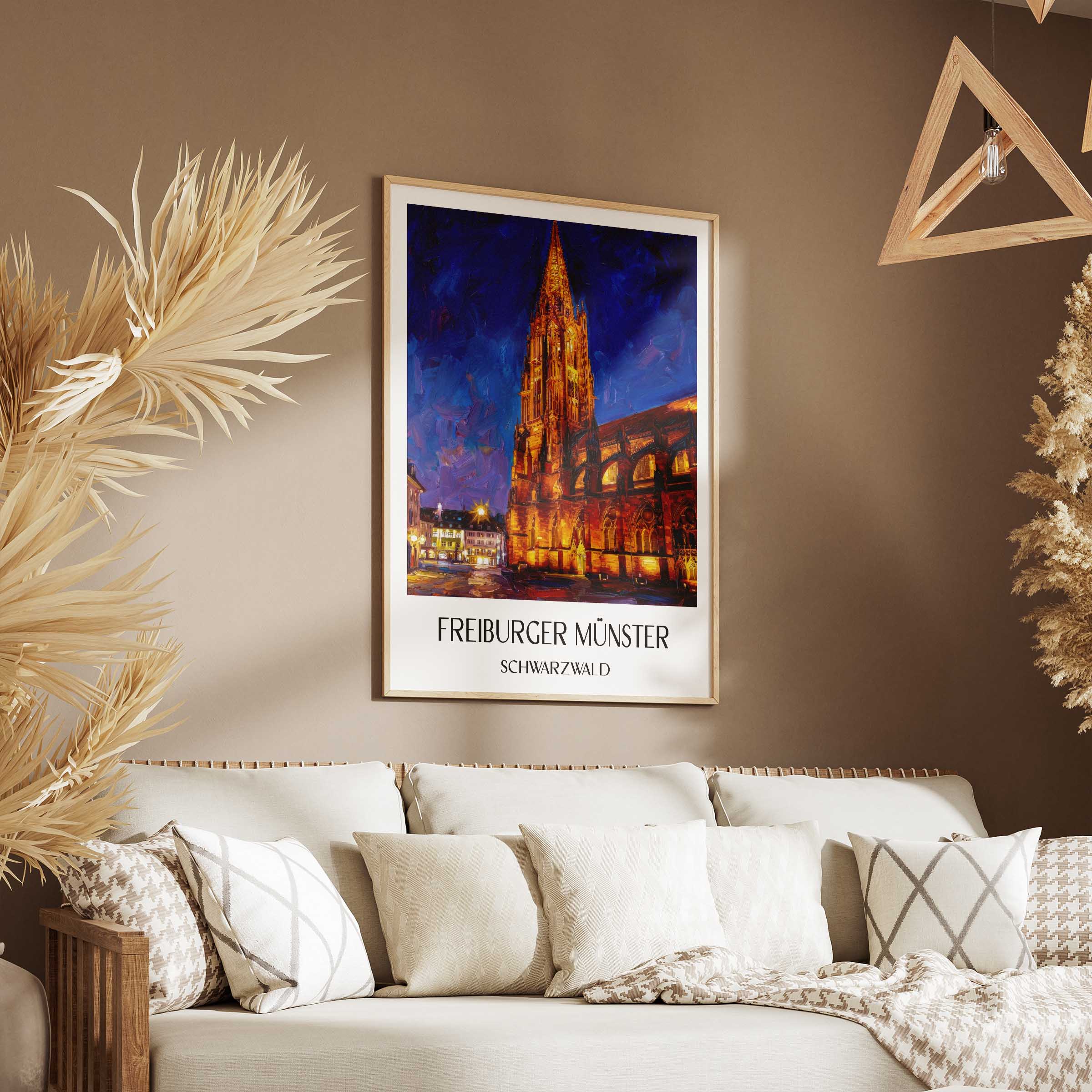 freiburger-münster-schwarzwald-deutschland-poster-oil-painting-oelgemaelde