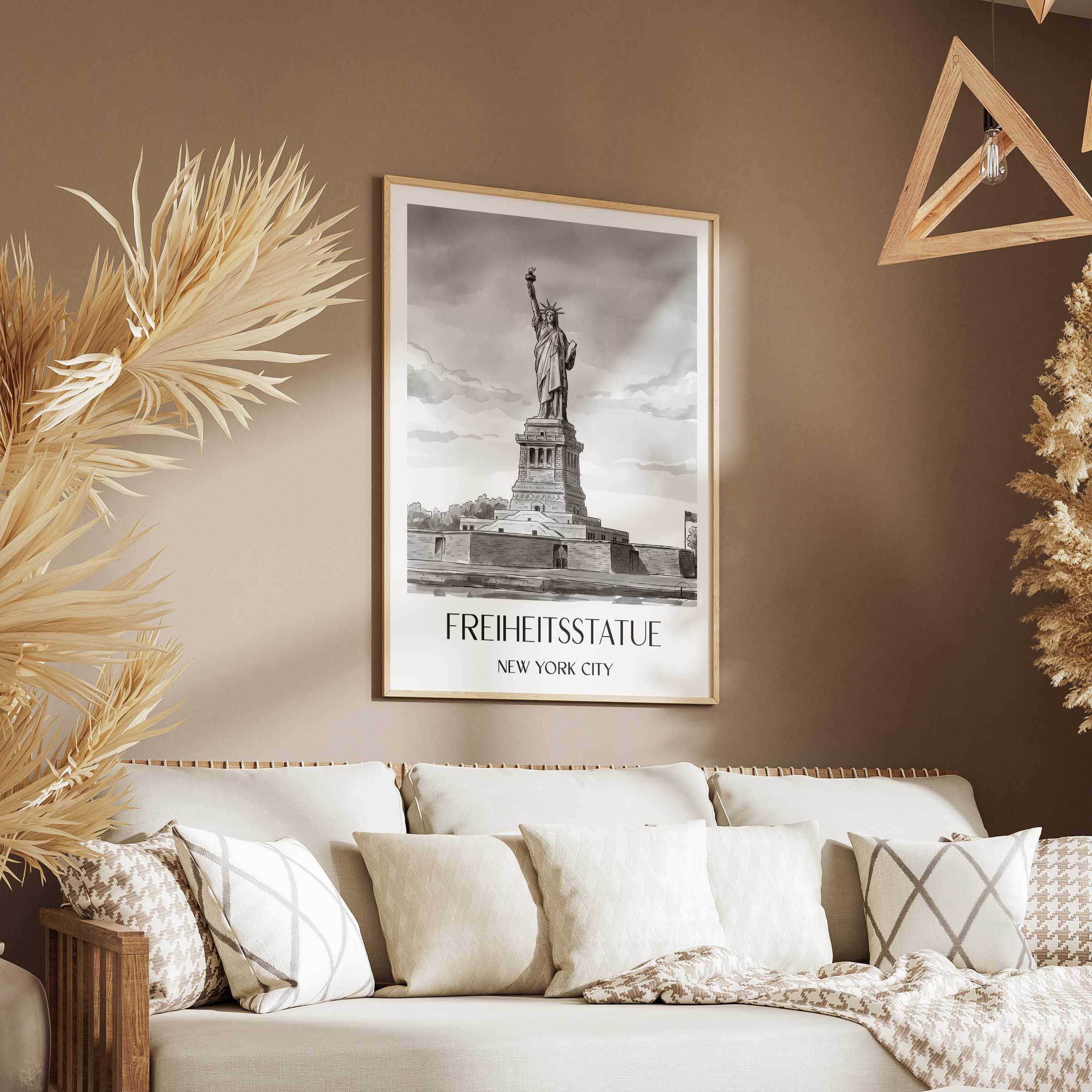 freiheitsstatue-new-york-city-usa-poster-aquarell-schwarz-weiss