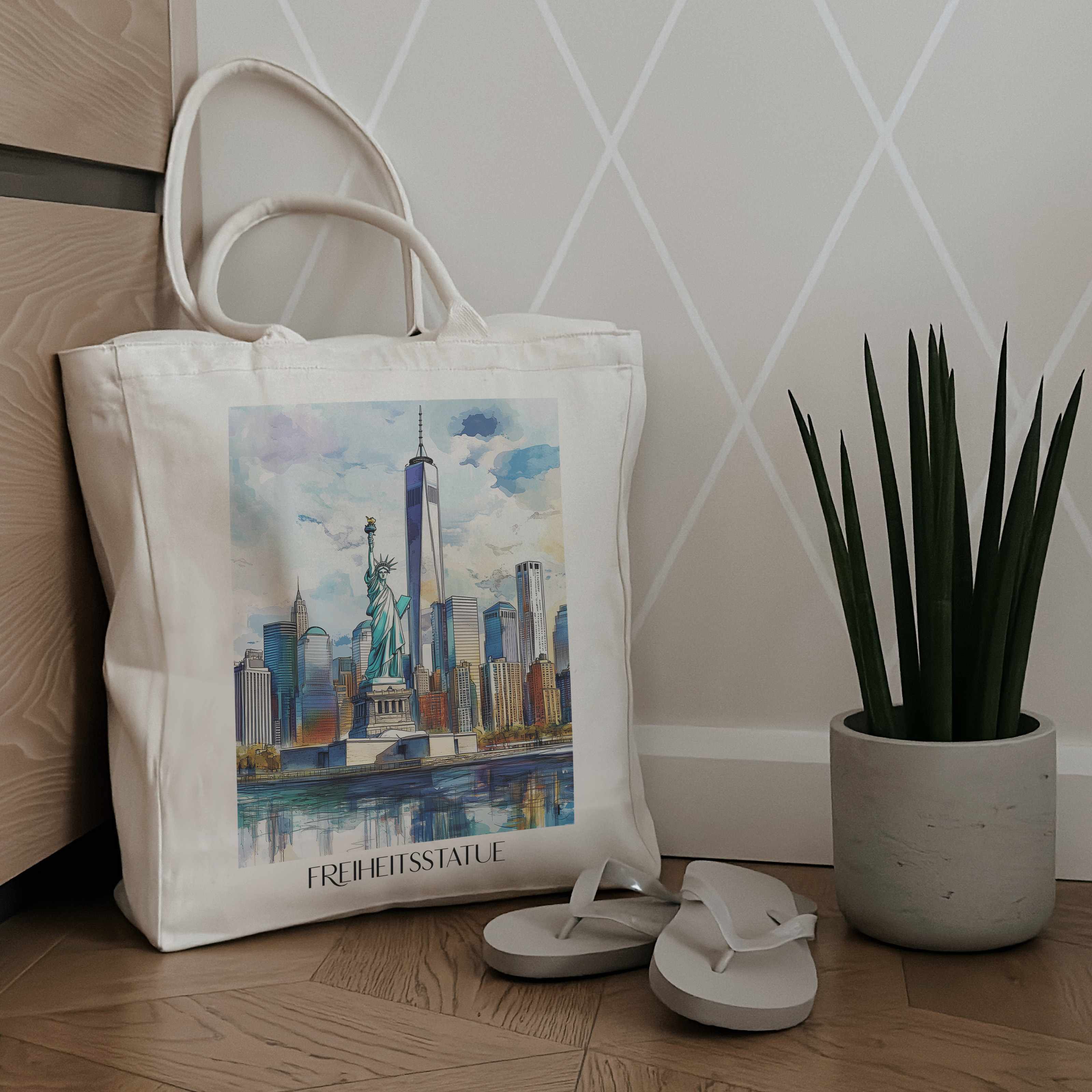 freiheitsstatue-new-york-city-usa-einkaufstasche-aquarell