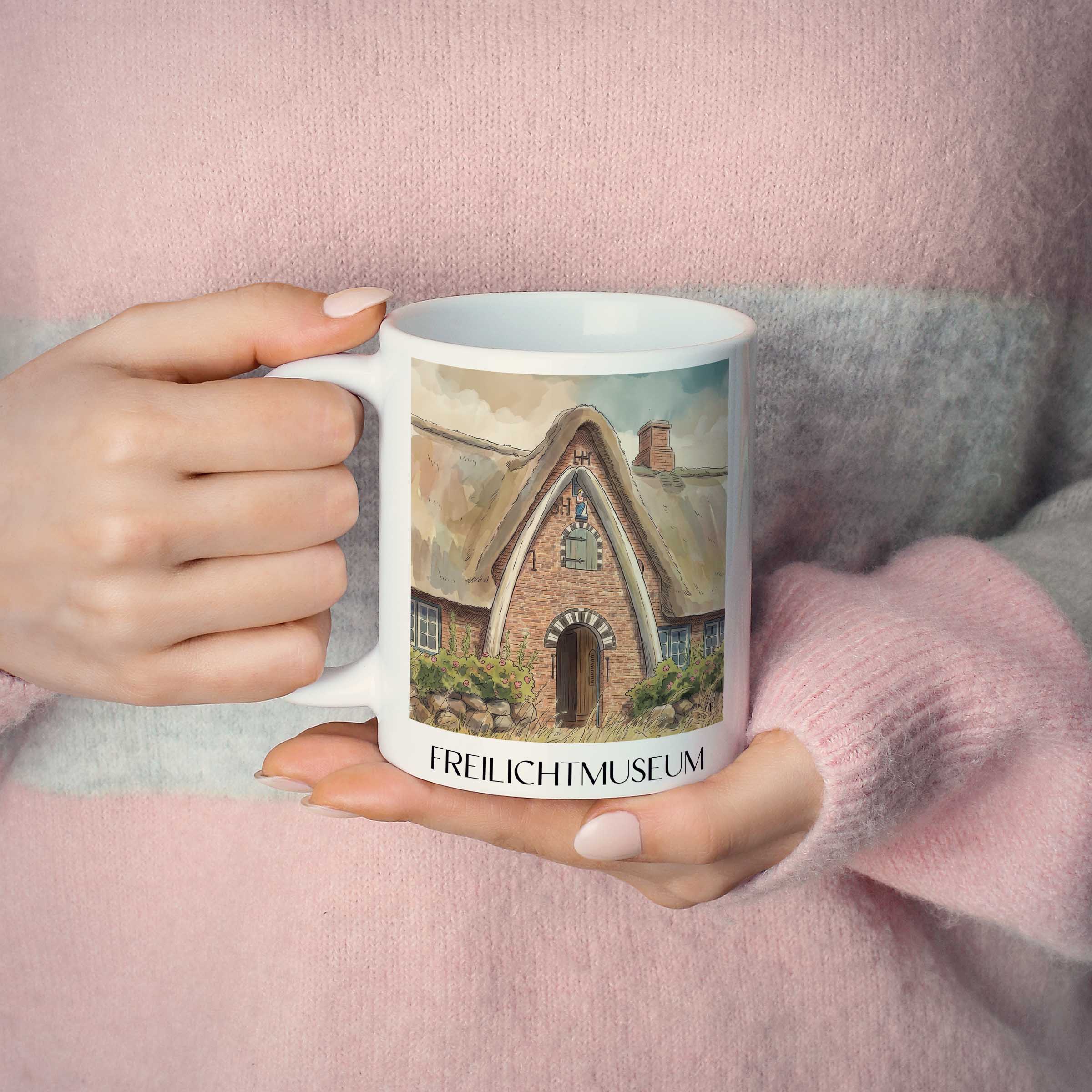 freilichtmuseum-kiel-deutschland-kaffeebecher-aquarell