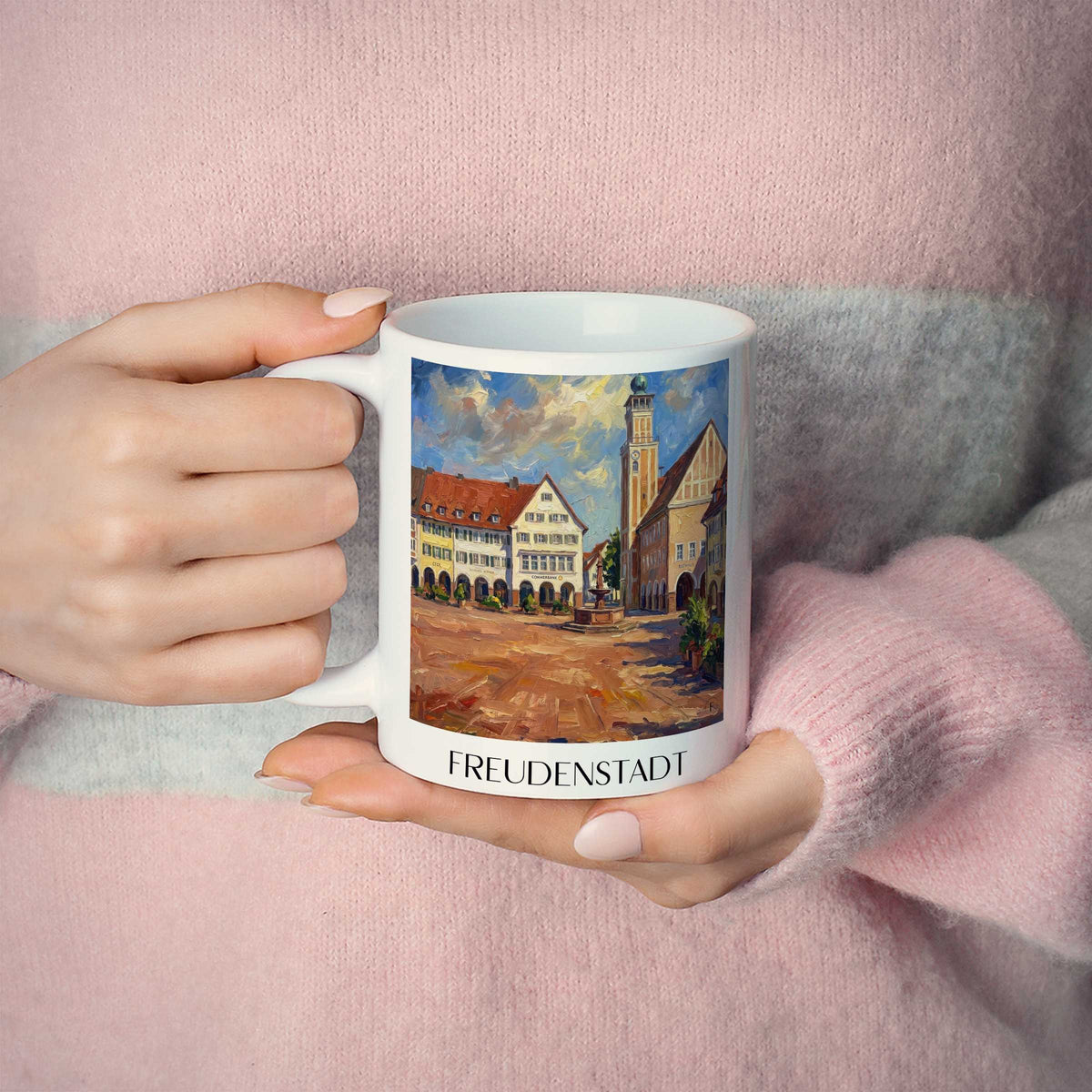 freudenstadt-schwarzwald-deutschland-kaffeebecher-oil-painting-oelgemaelde