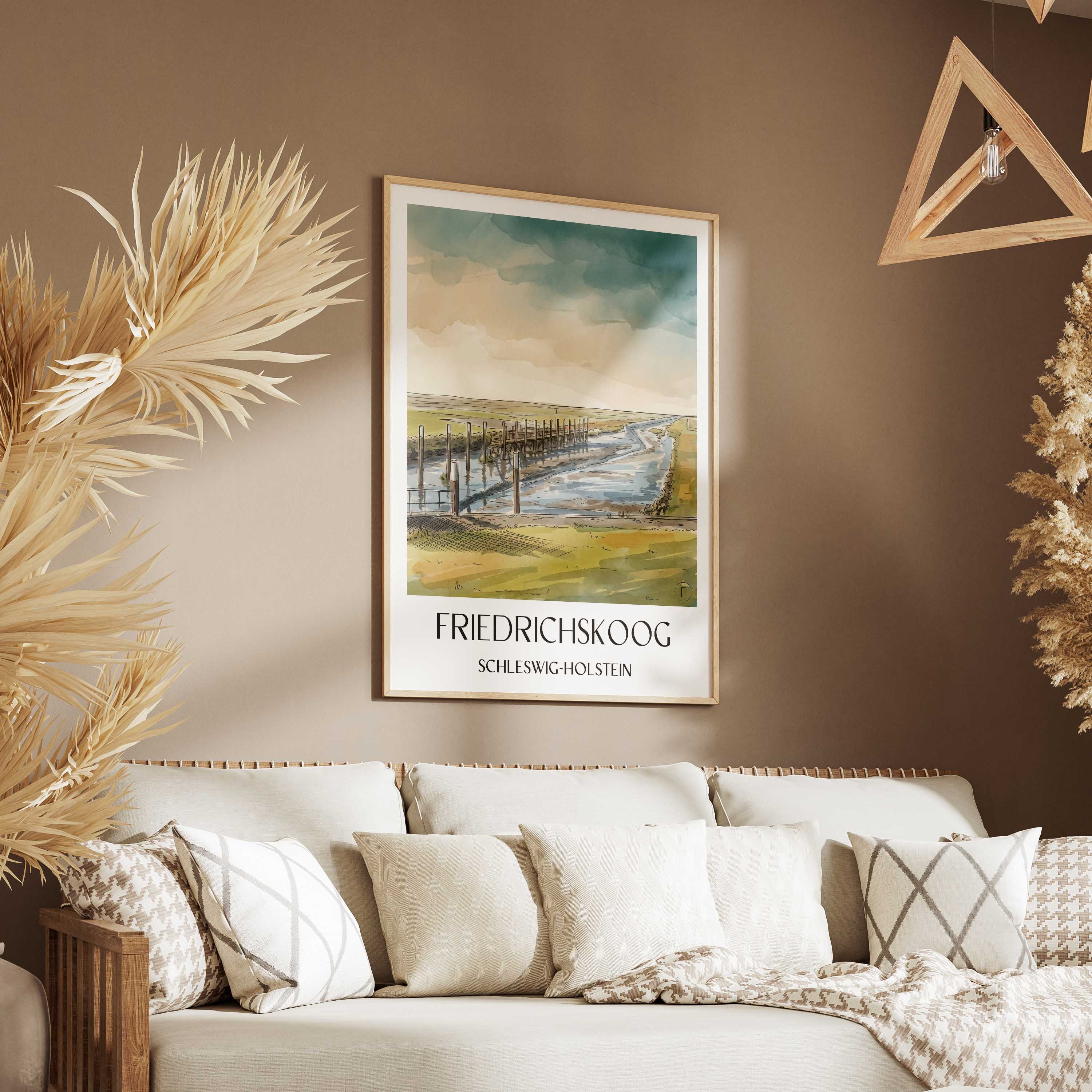 friedrichskoog-schleswig-holstein-deutschland-poster-aquarell
