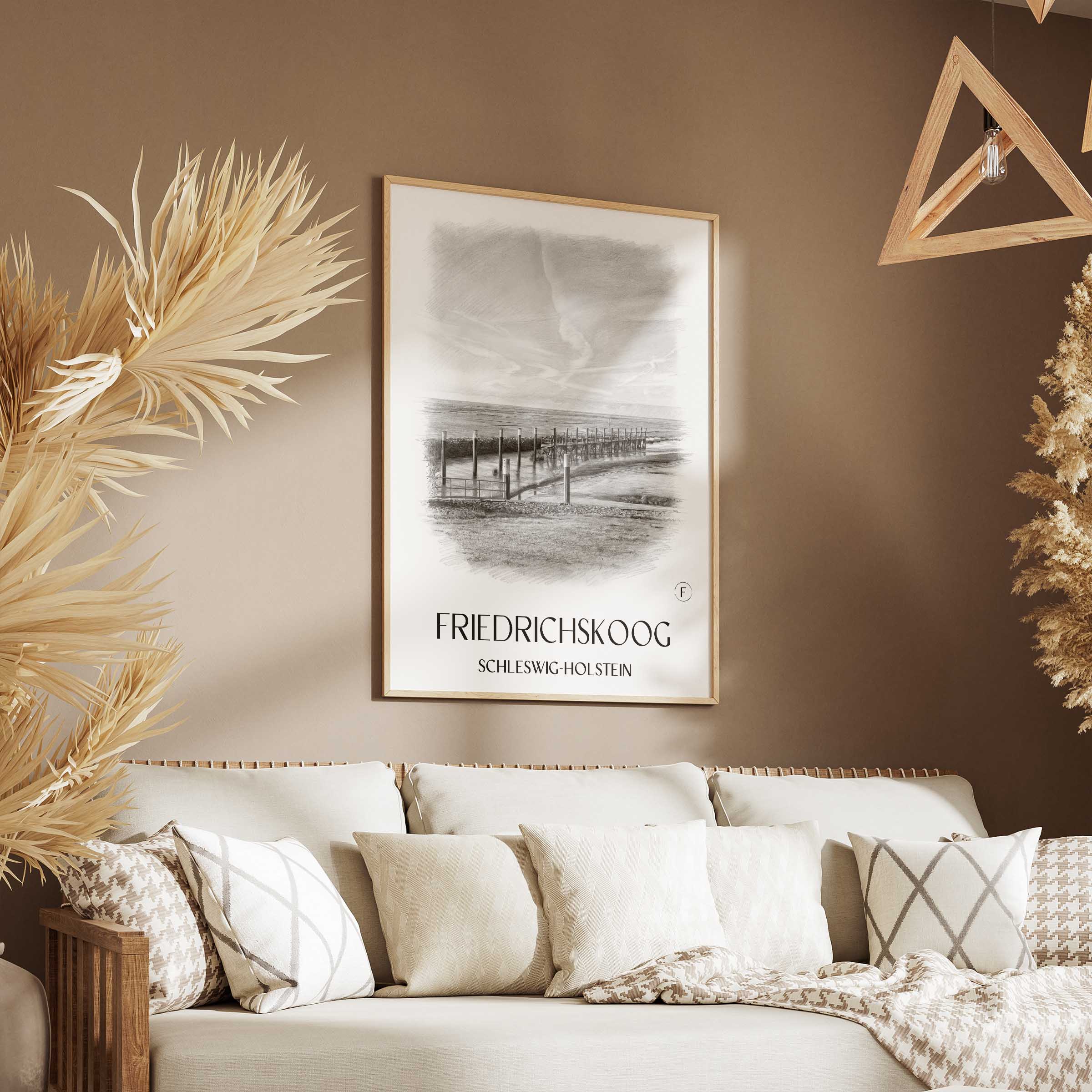 friedrichskoog-schleswig-holstein-deutschland-poster-bleistift-zeichnung-drawing
