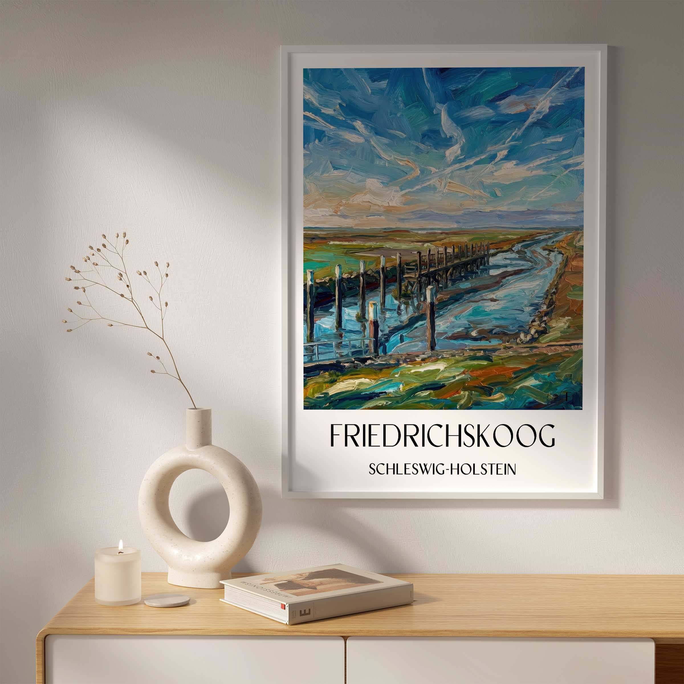 friedrichskoog-schleswig-holstein-deutschland-poster-oil-painting-oelgemaelde