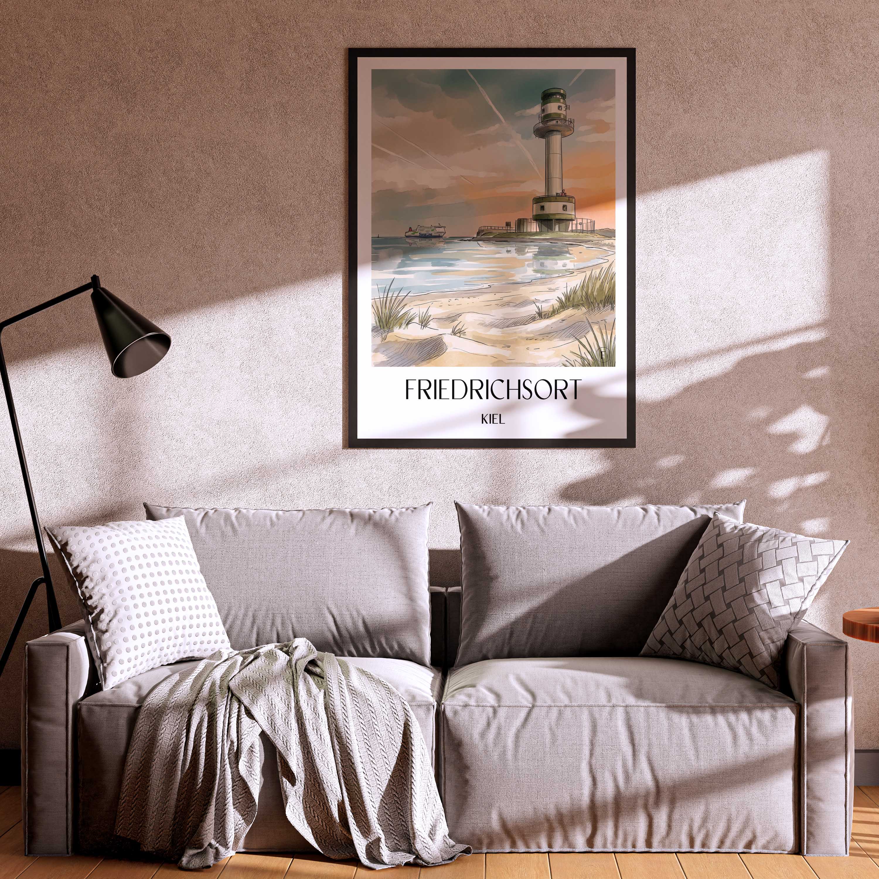 friedrichsort-kiel-deutschland-poster-aquarell