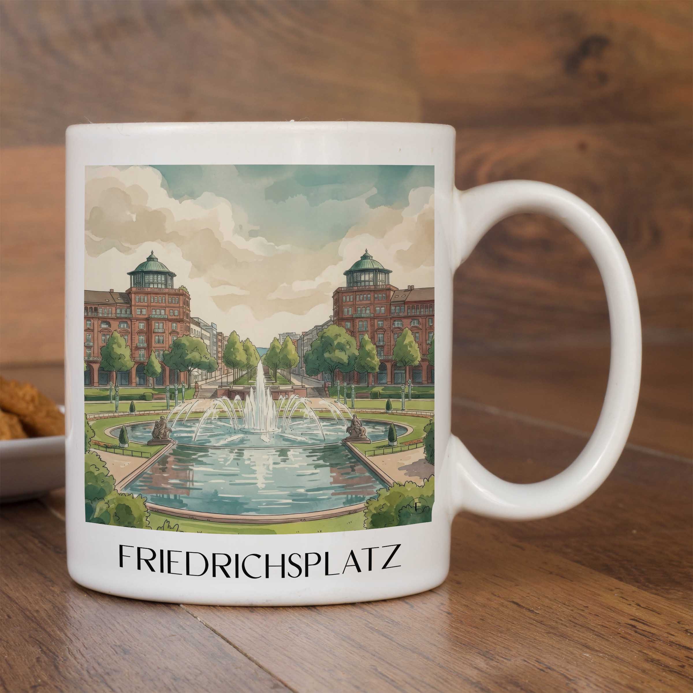 friedrichsplatz-mannheim-deutschland-kaffeebecher-aquarell