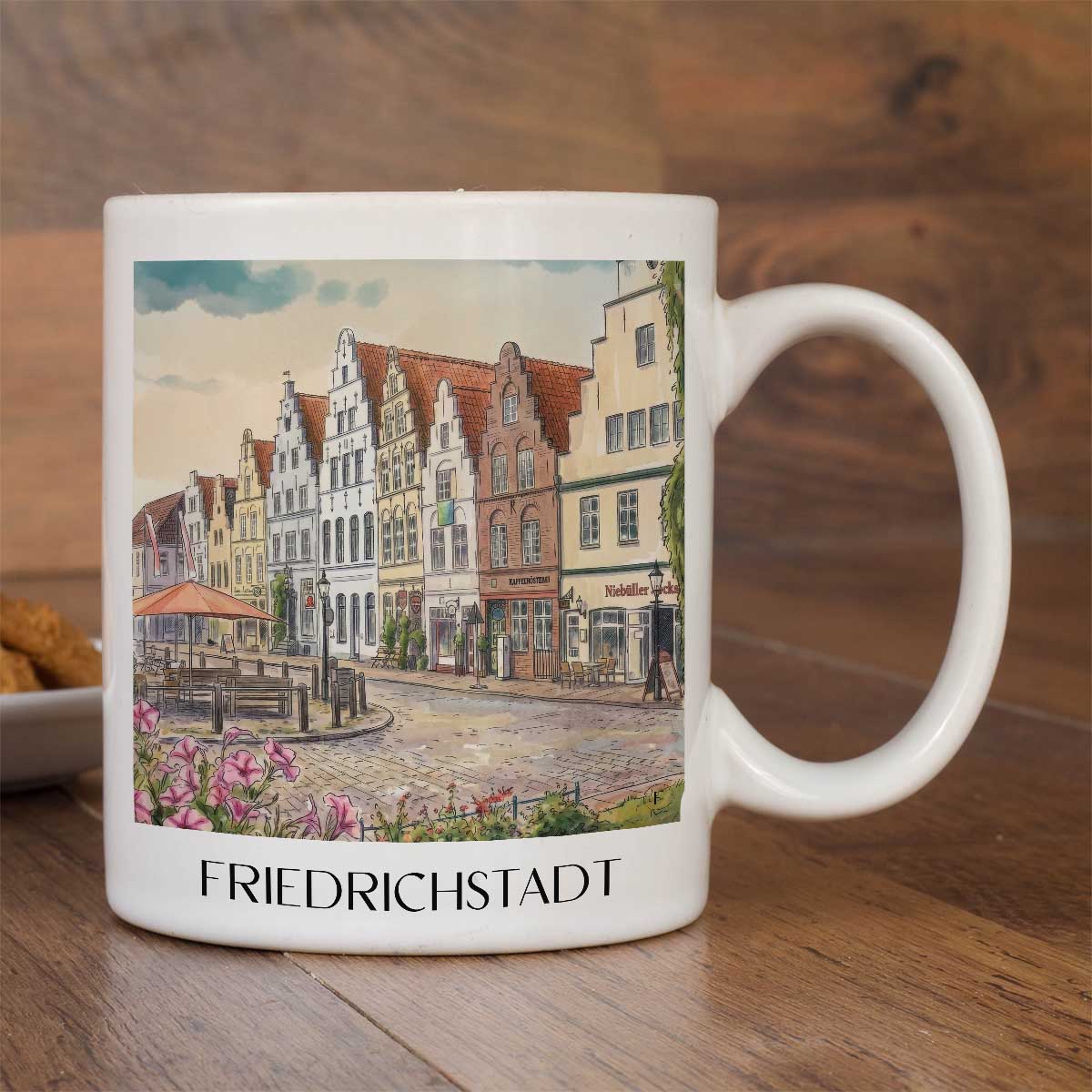 friedrichstadt-nordfriesland-deutschland-kaffeebecher-aquarell
