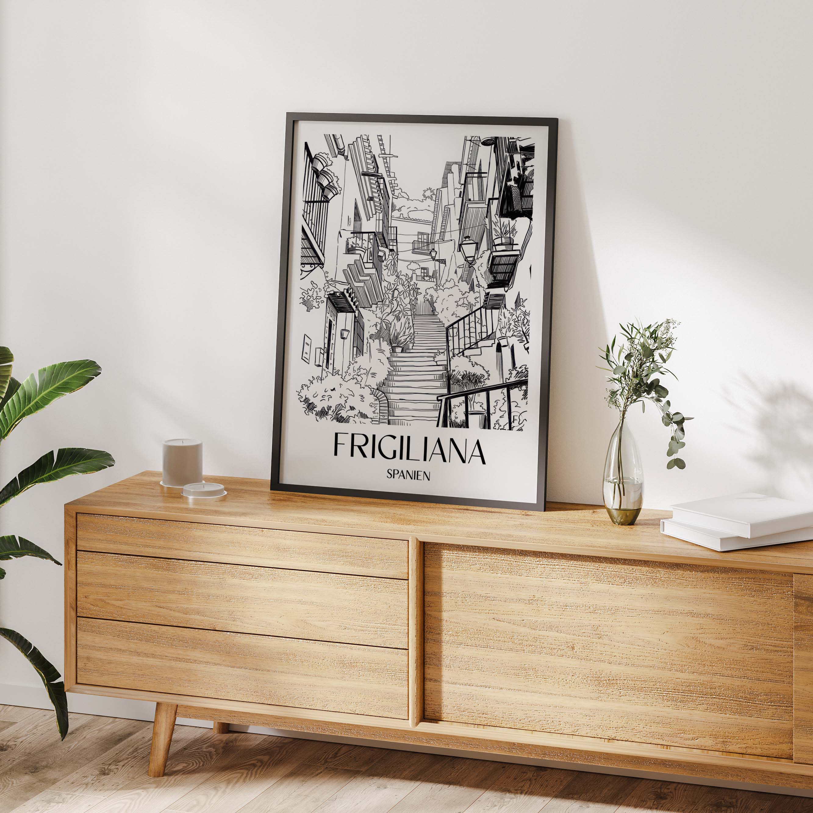 frigiliana-spanien-spanien-poster-skizze
