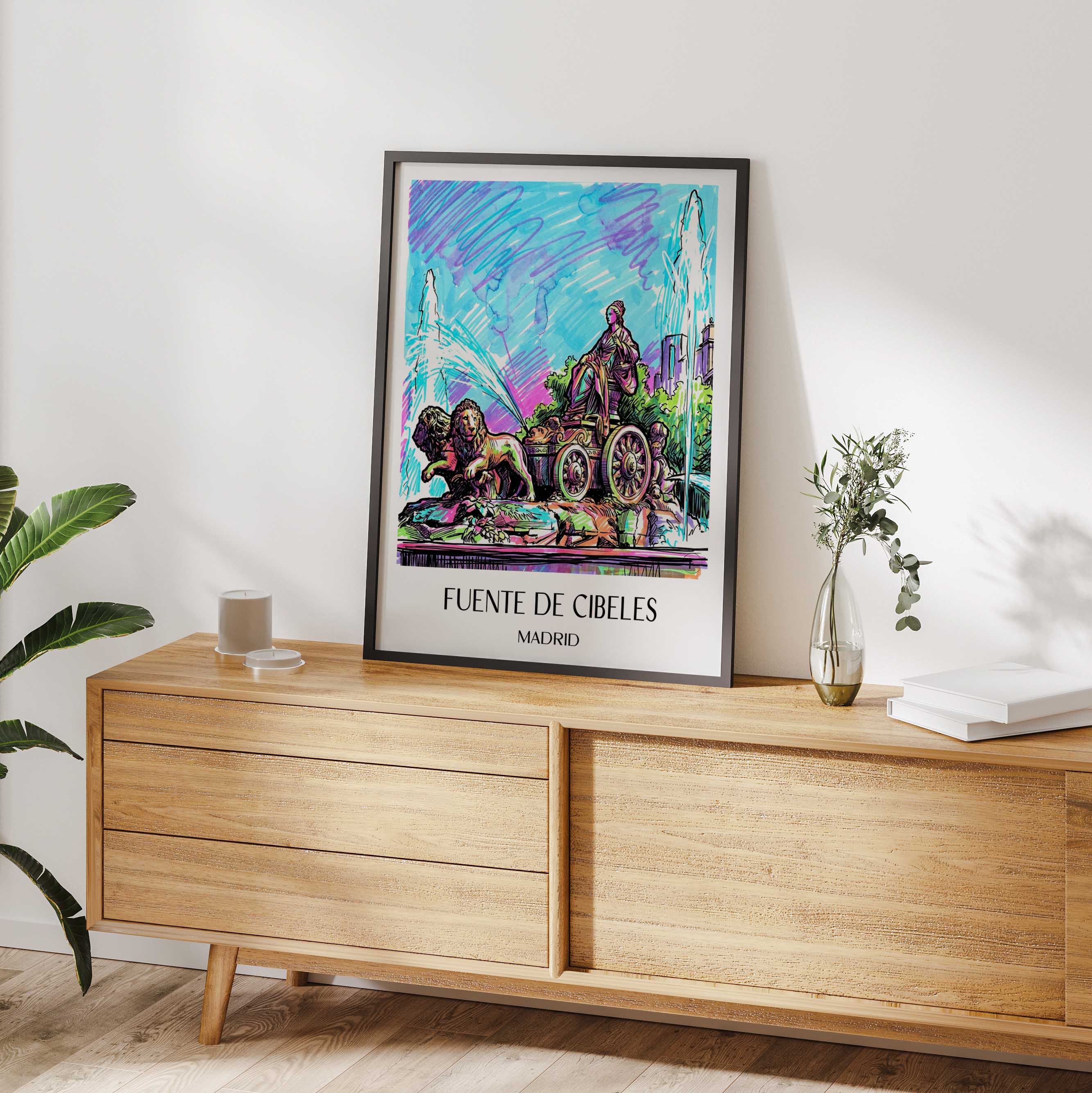 fuente-de-cibeles-madrid-spanien-poster-graffiti