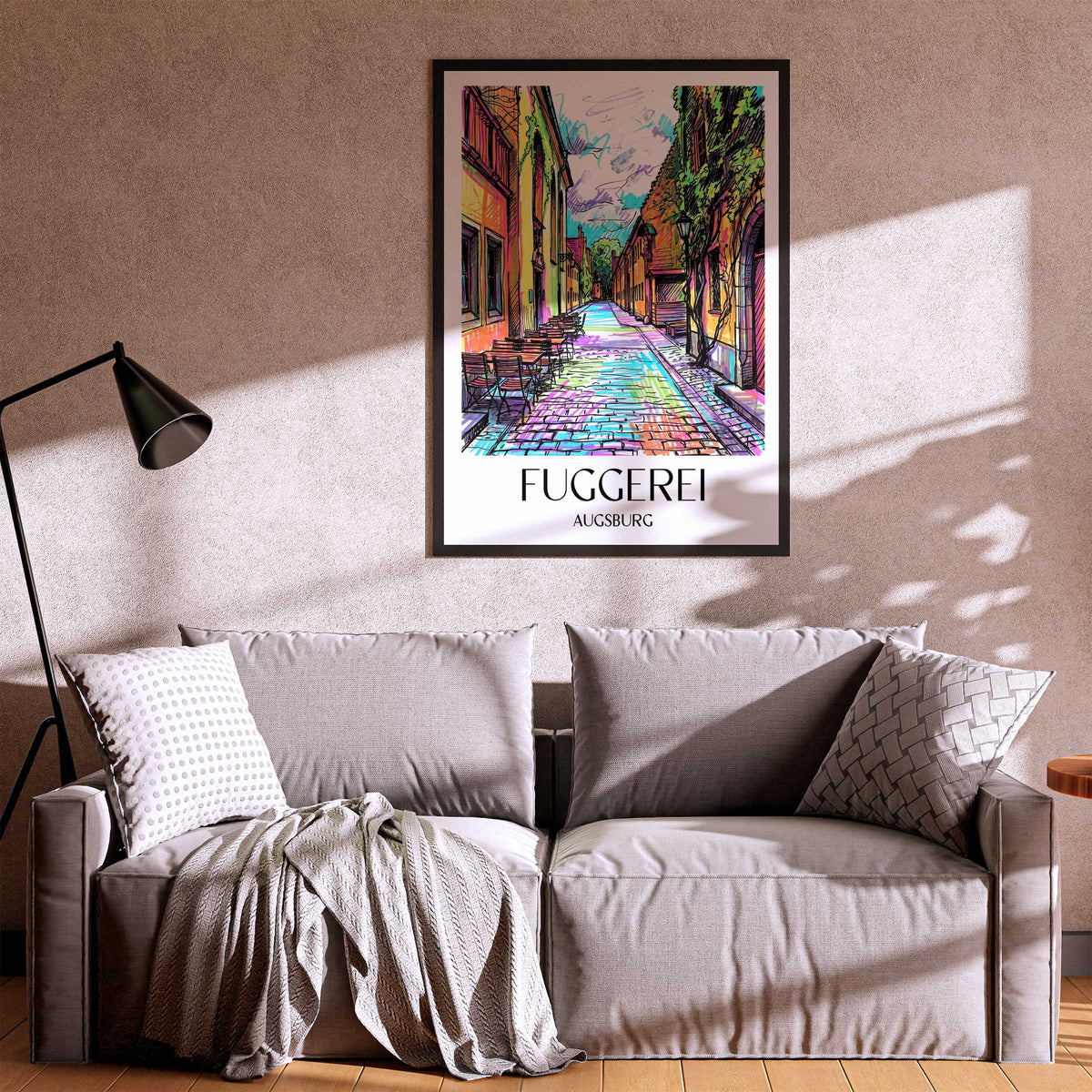 fuggerei-augsburg-deutschland-poster-graffiti