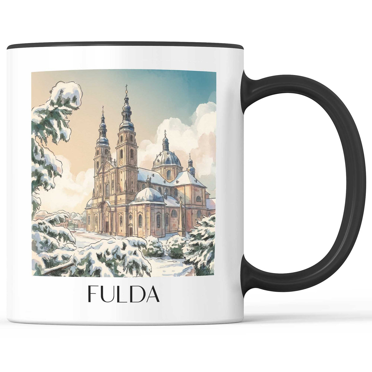 fulda-hessen-deutschland-kaffeebecher-aquarell