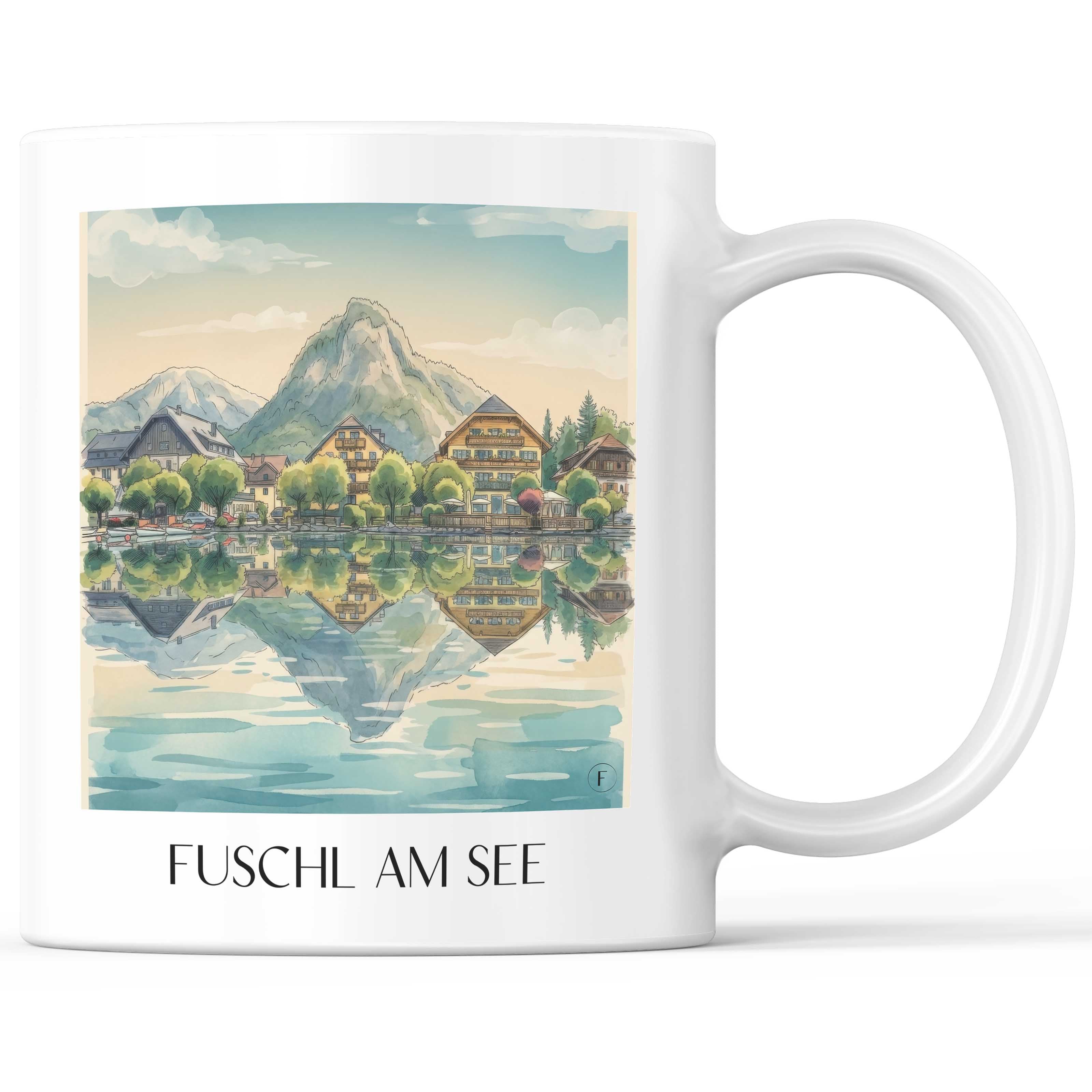 fuschl-am-see-österreich-österreich-kaffeebecher-aquarell