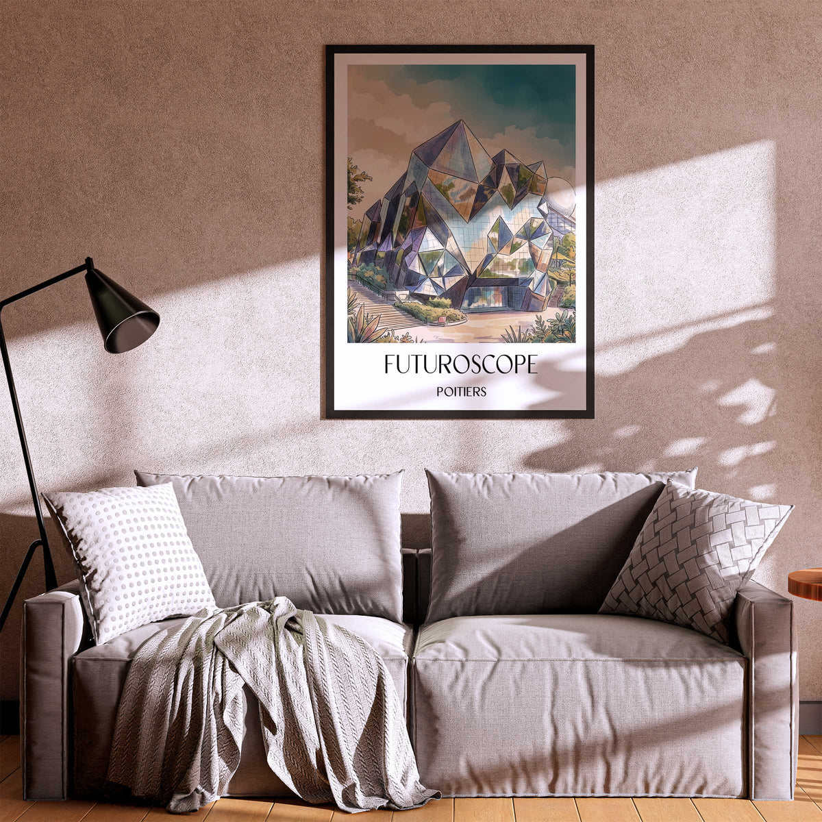 futuroscope-poitiers-frankreich-poster-aquarell