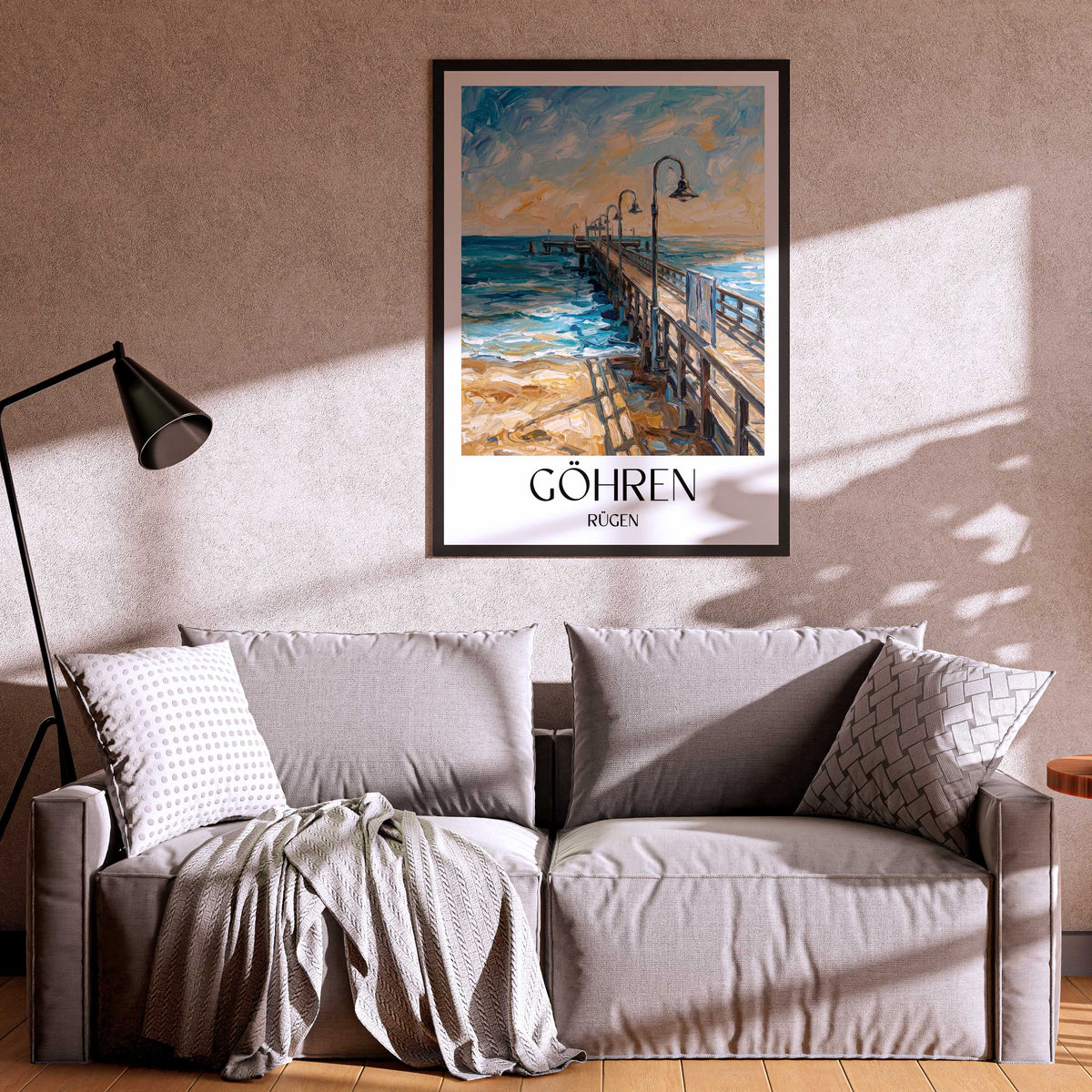 göhren-rügen-deutschland-poster-oil-painting-oelgemaelde