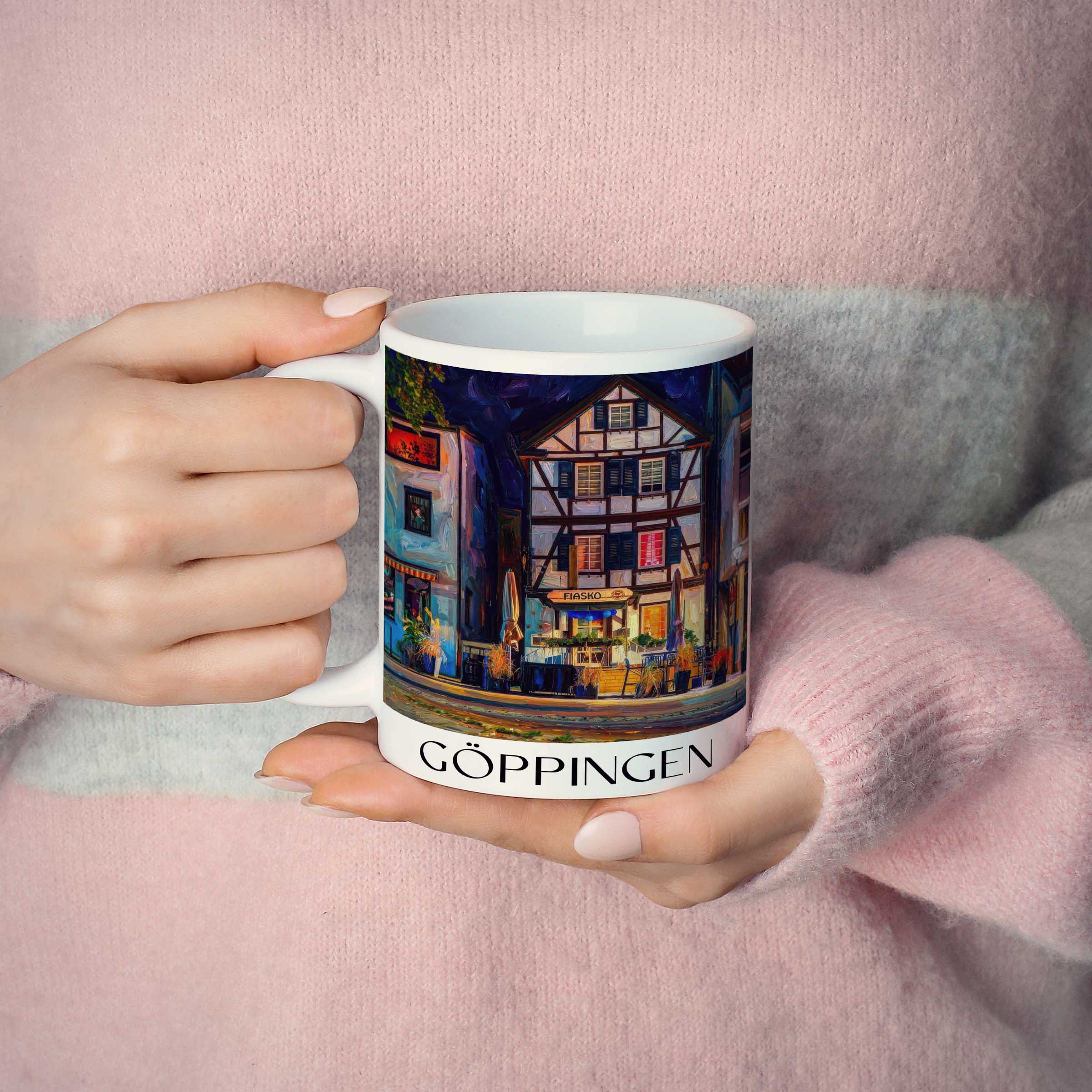 göppingen-württemberg-deutschland-kaffeebecher-oil-painting-oelgemaelde