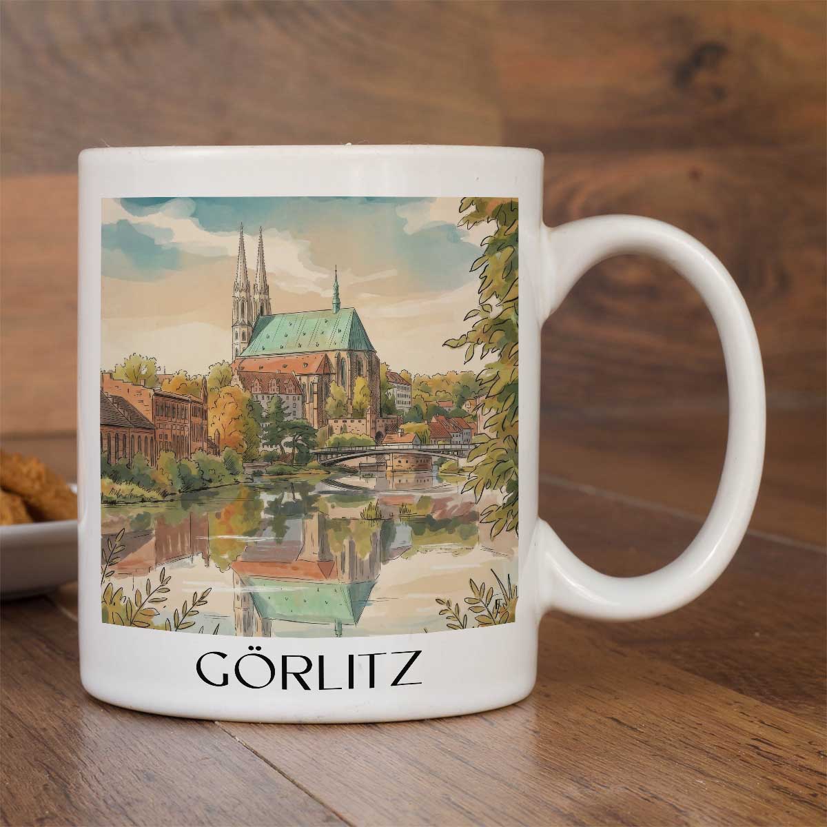 görlitz-oberlausitz-deutschland-kaffeebecher-aquarell