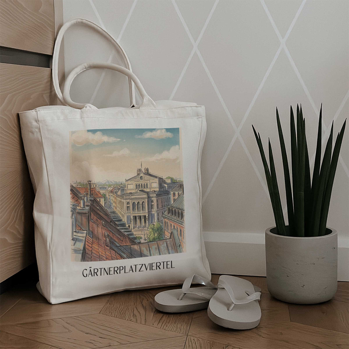 gärtnerplatzviertel-münchen-deutschland-einkaufstasche-aquarell