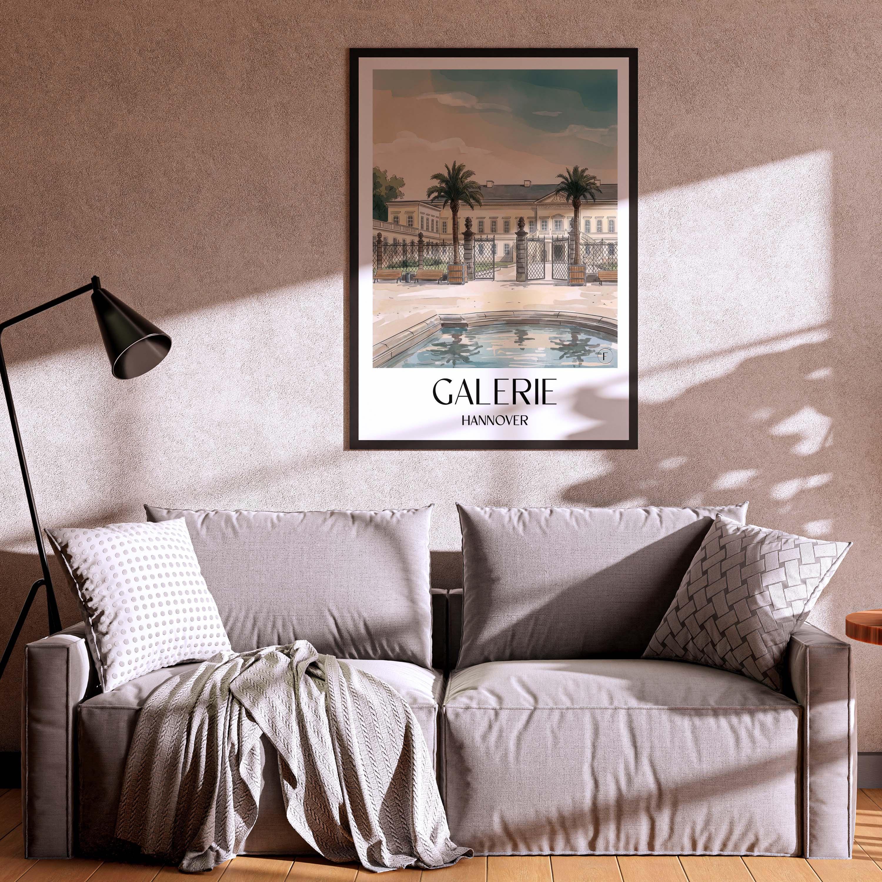 galerie-hannover-deutschland-poster-aquarell