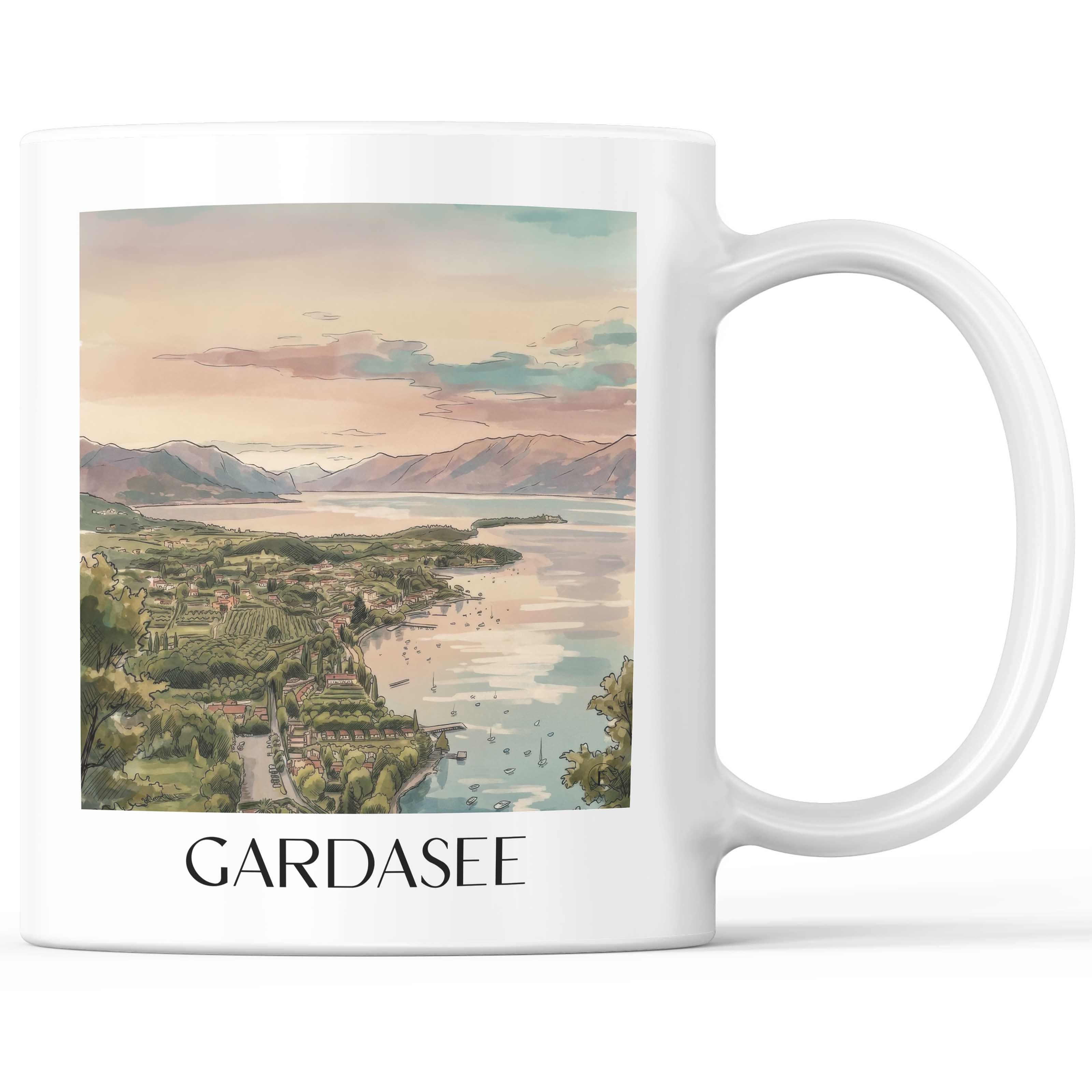 gardasee-italien-italien-kaffeebecher-aquarell