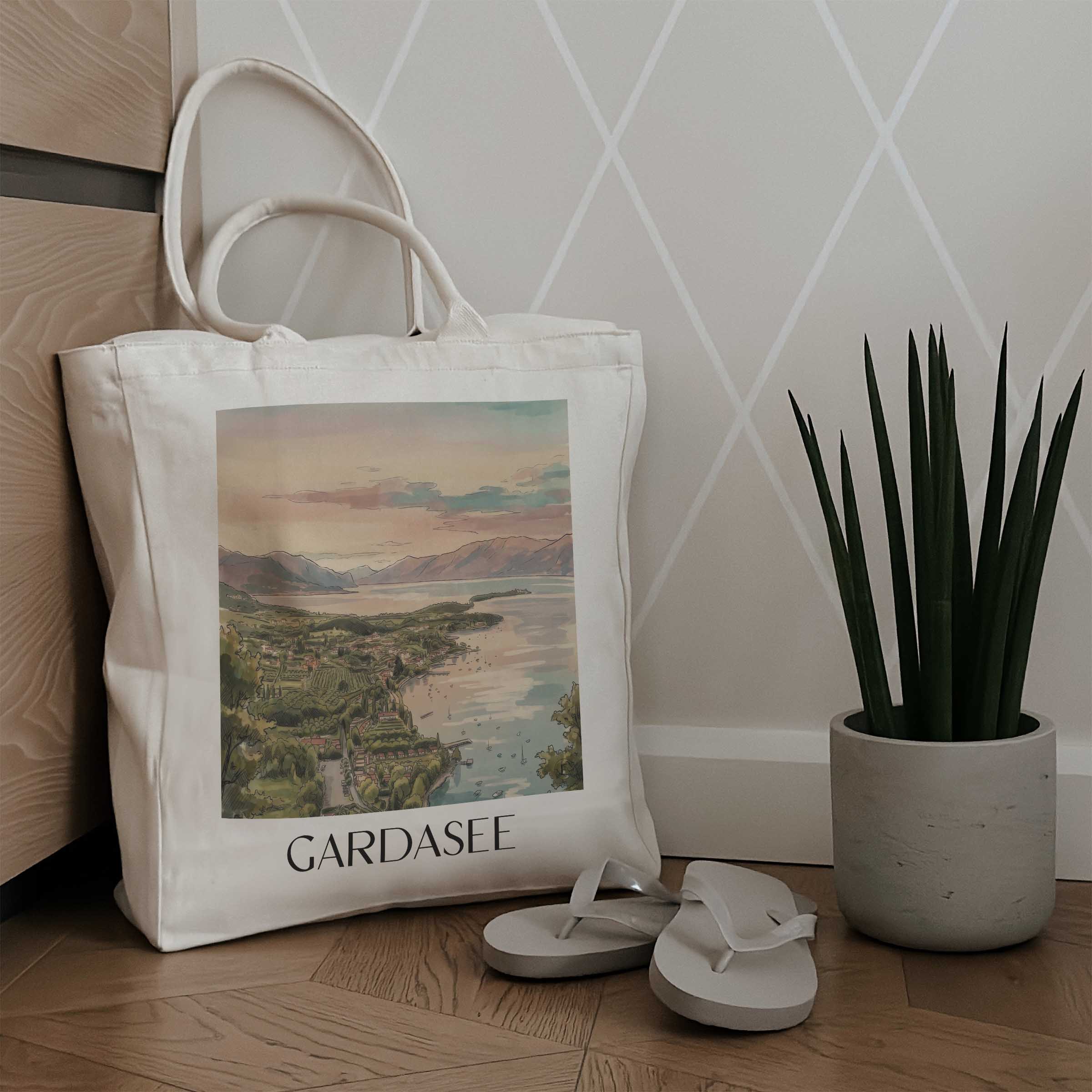 gardasee-italien-italien-einkaufstasche-aquarell