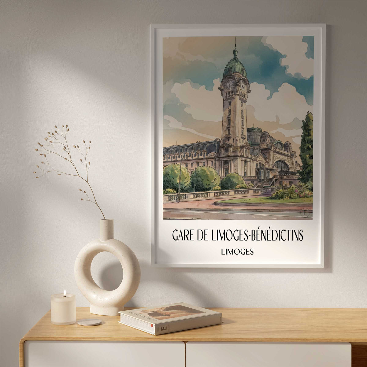 gare-de-limoges-bénédictins-limoges-frankreich-poster-aquarell