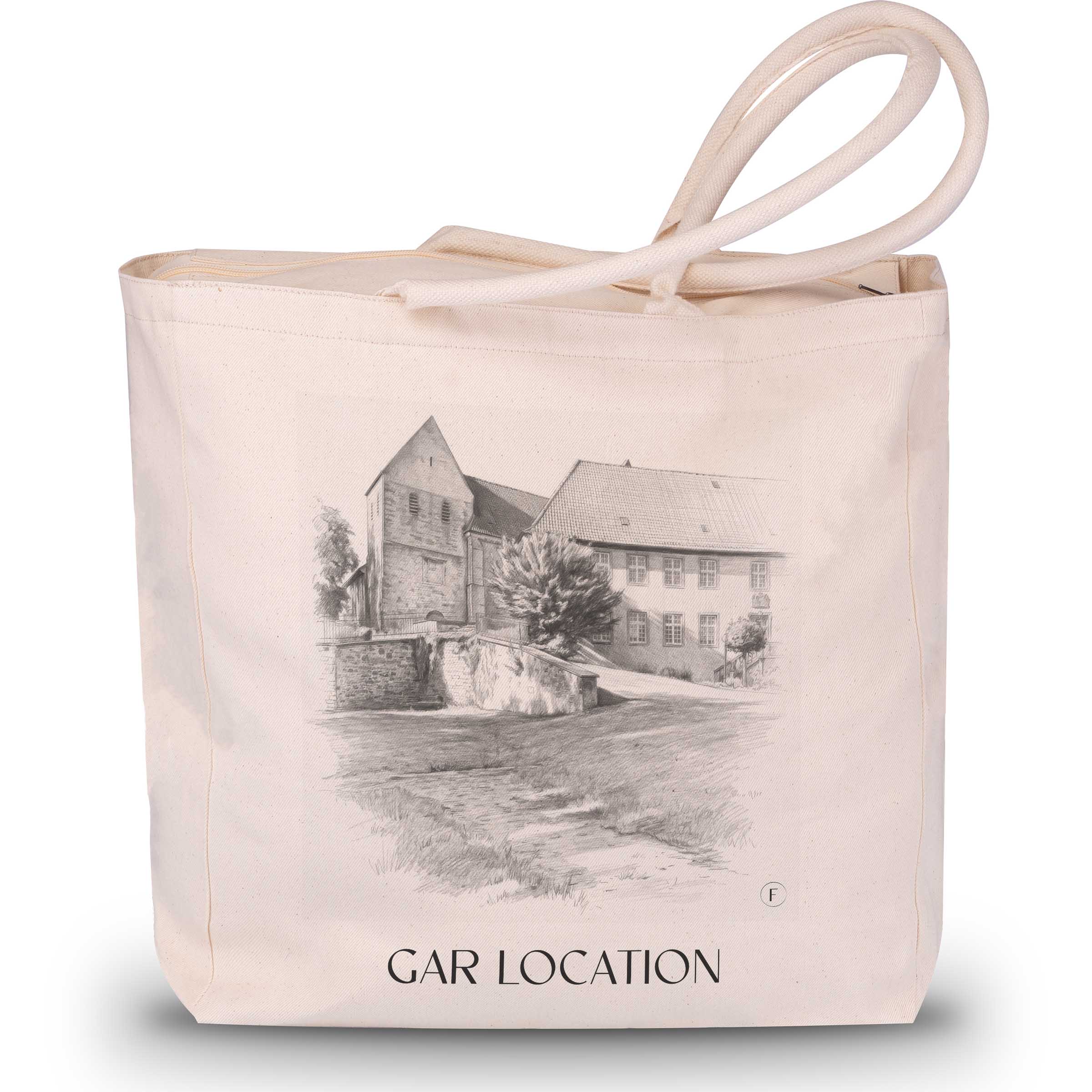 Gartlage Shopping Tasche - Osnabrück - Deutschland Tote Bag - Einkaufstasche im Zeichnung Stil - favplace
