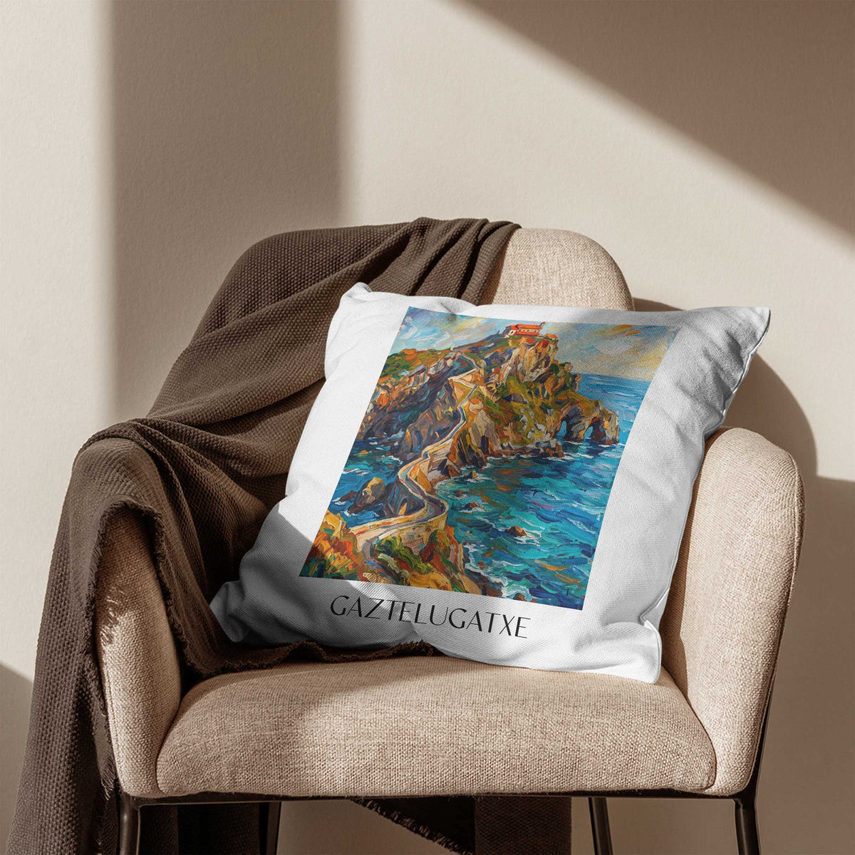 gaztelugatxe-spanien-spanien-kissenbezug-oil-painting-oelgemaelde