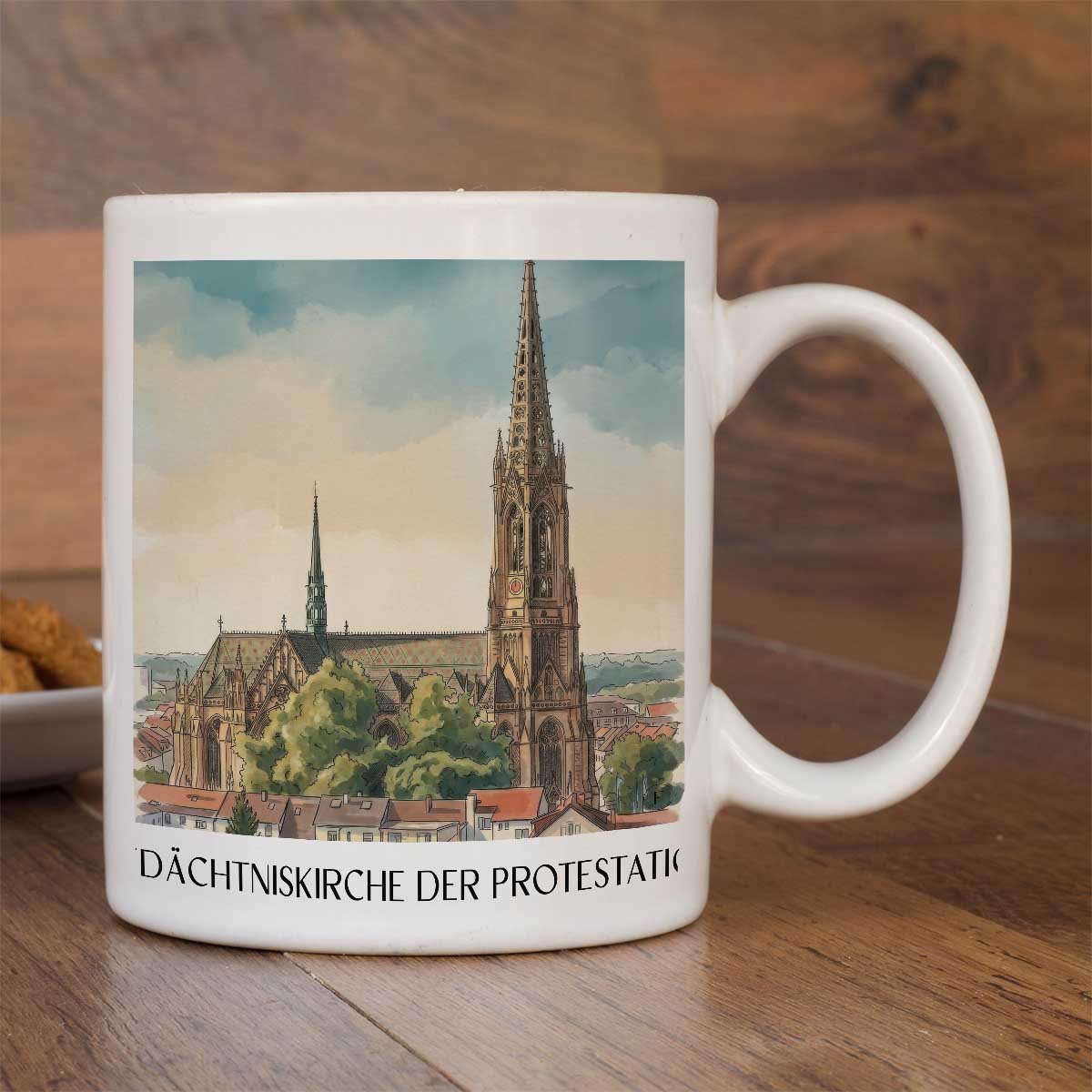 gedächtniskirche-der-protestation-speyer-deutschland-kaffeebecher-aquarell