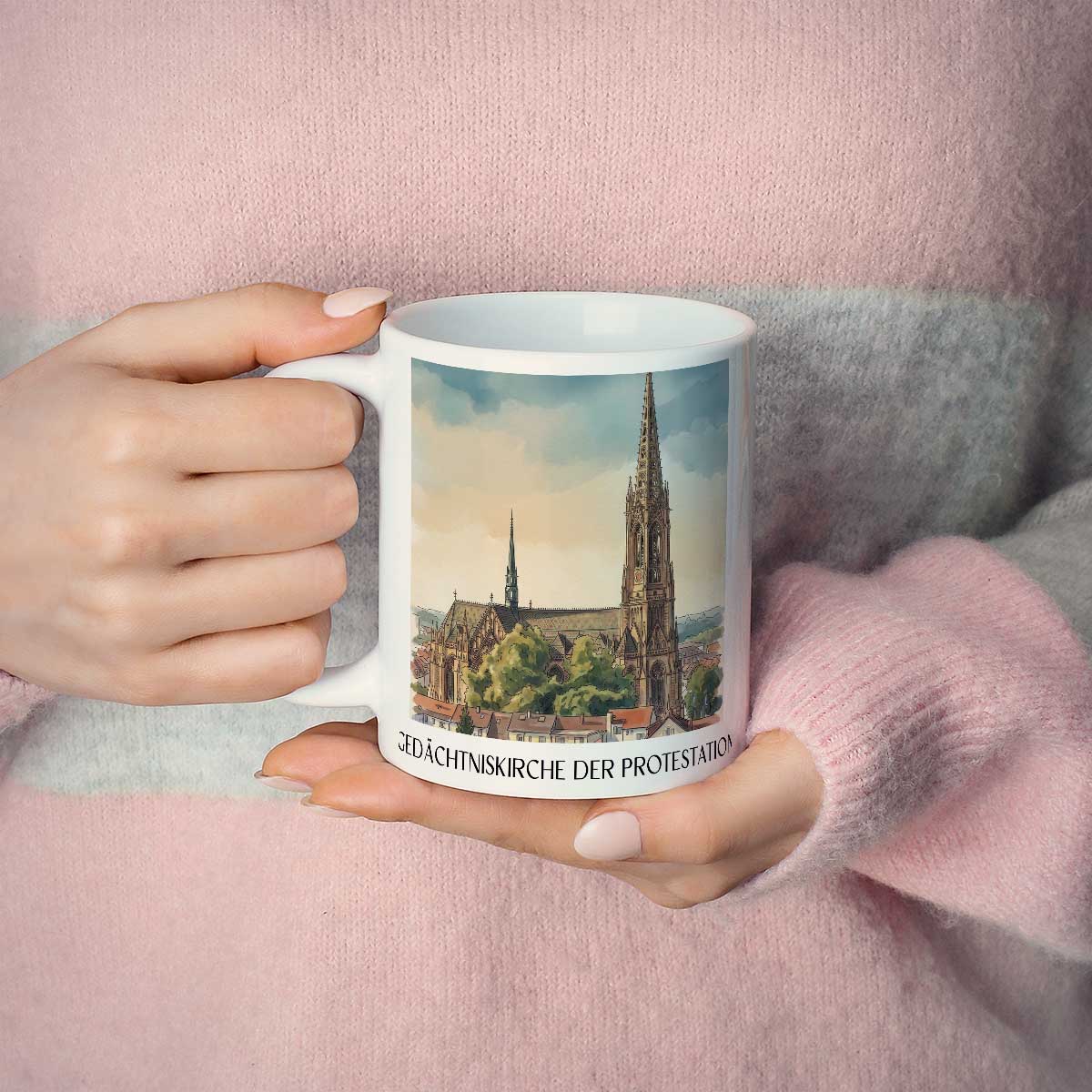 gedächtniskirche-der-protestation-speyer-deutschland-kaffeebecher-aquarell