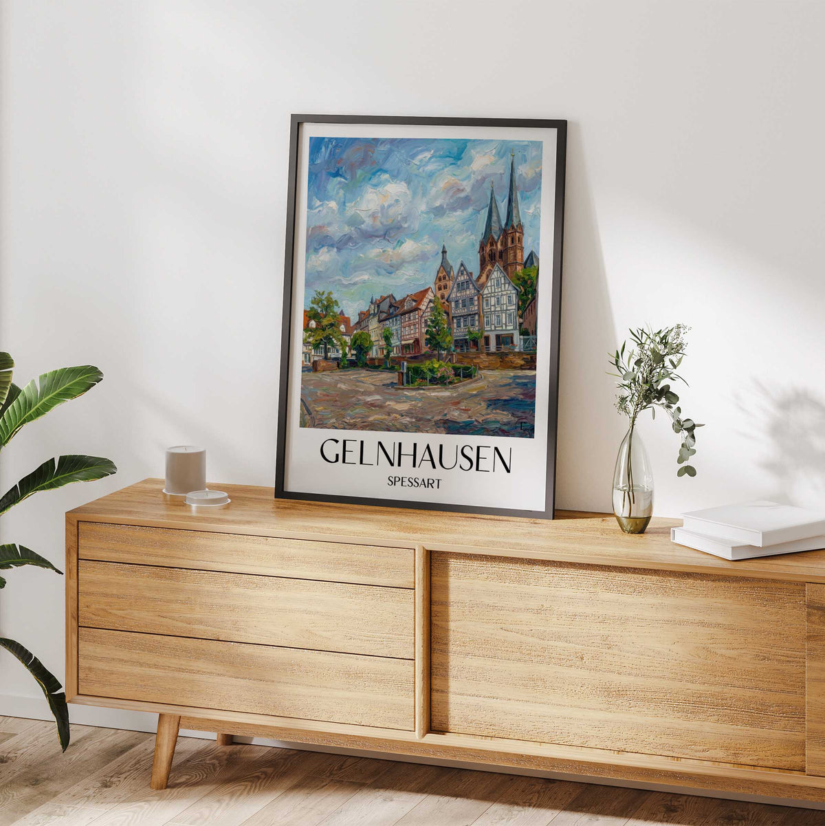 gelnhausen-spessart-deutschland-poster-oil-painting-oelgemaelde
