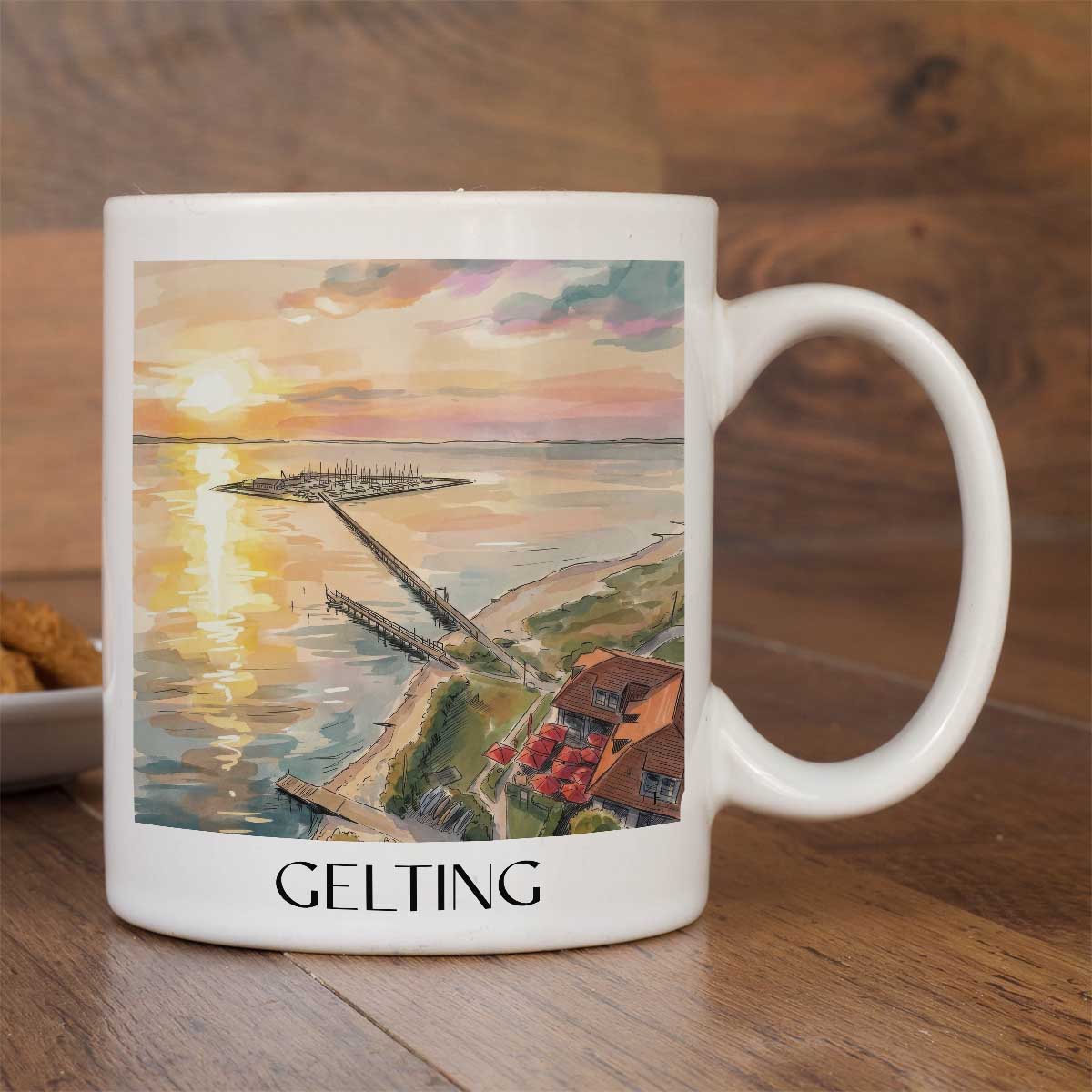 gelting-schleswig-holstein-deutschland-kaffeebecher-aquarell