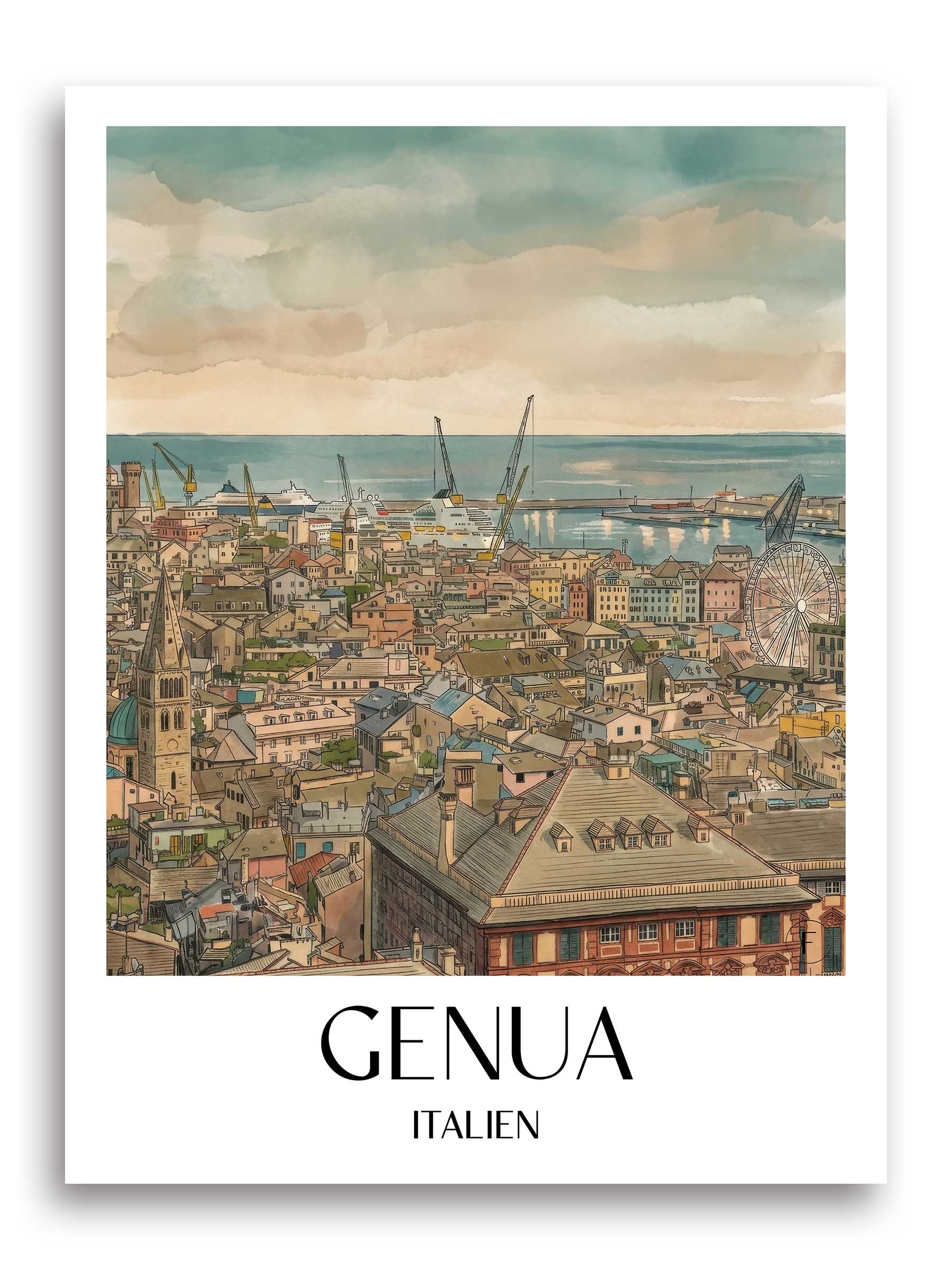 genua-italien-italien-poster-aquarell